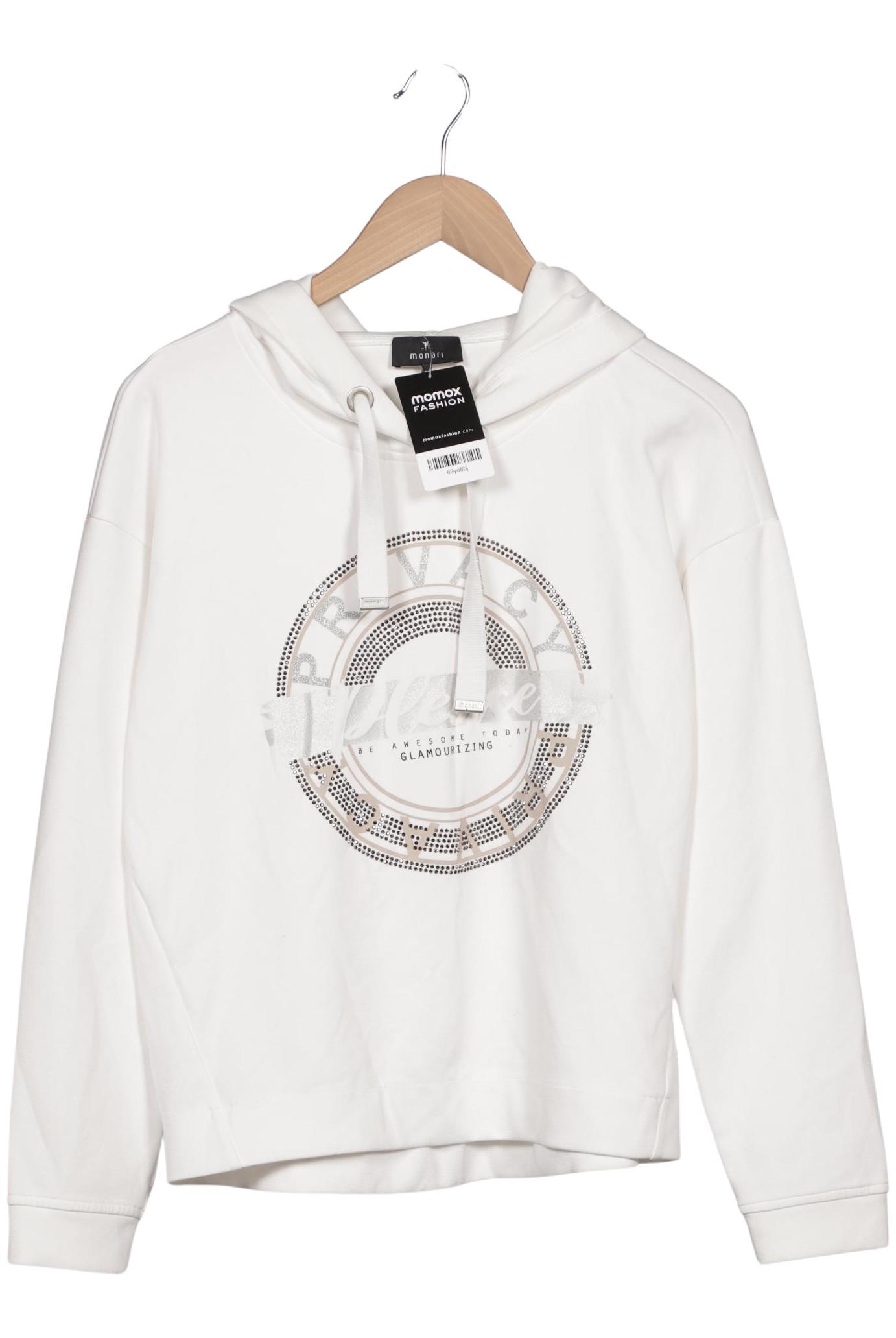 

monari Damen Kapuzenpullover, weiß, Gr. 40