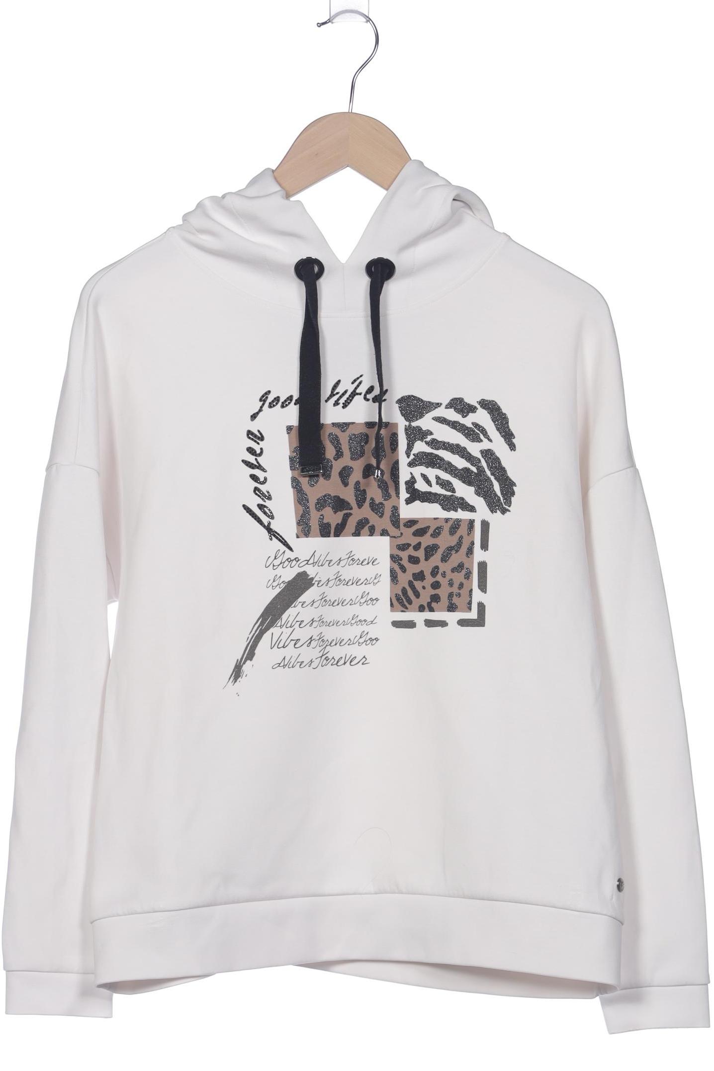 

monari Damen Kapuzenpullover, weiß, Gr. 40