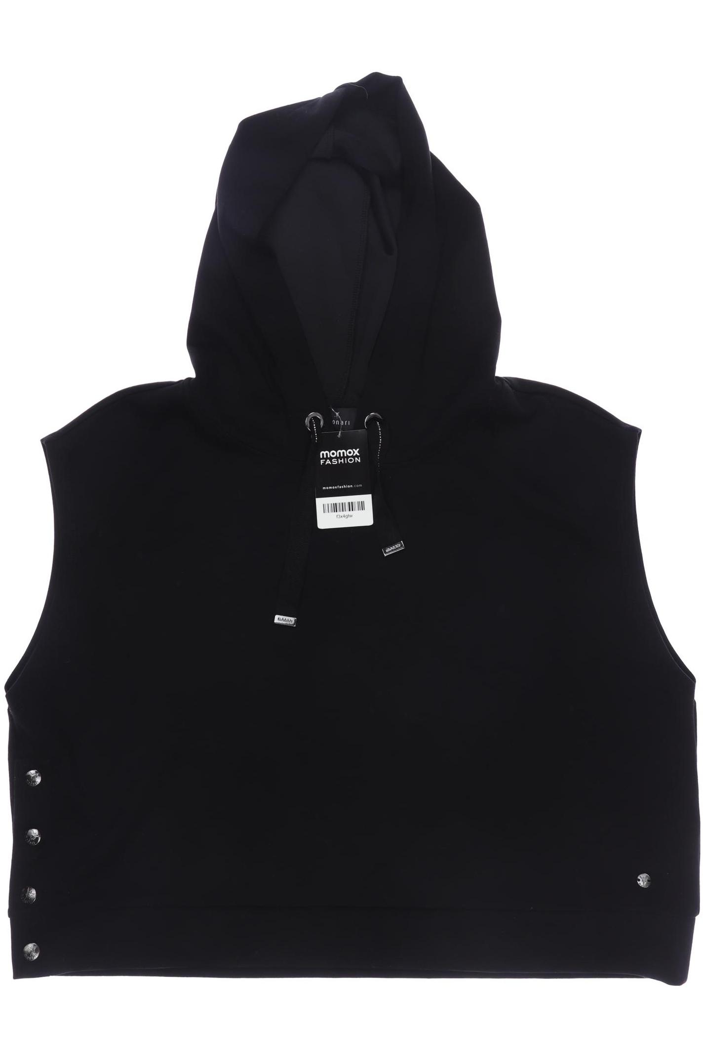 

monari Damen Kapuzenpullover, schwarz, Gr. 36