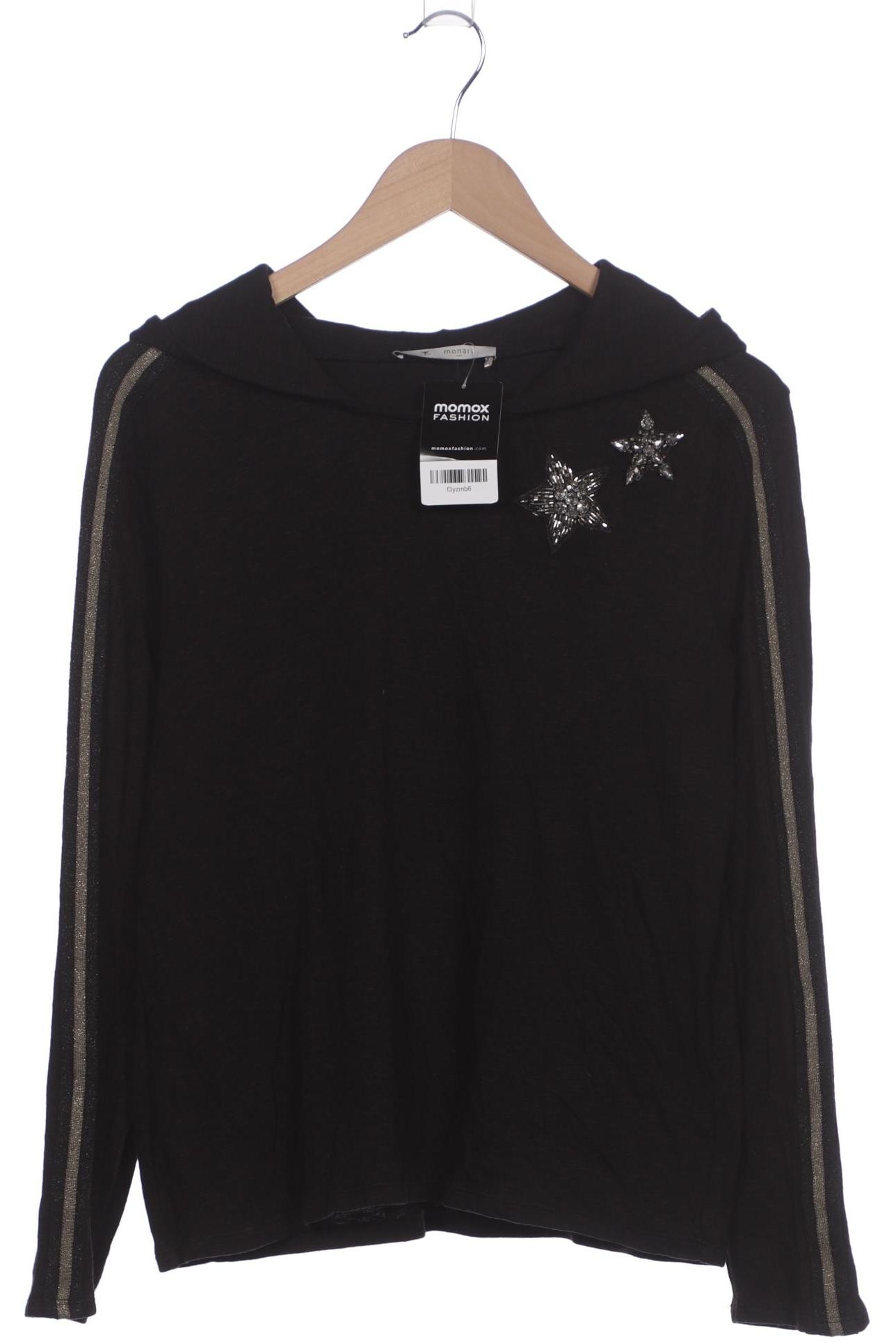 

monari Damen Kapuzenpullover, schwarz, Gr. 38