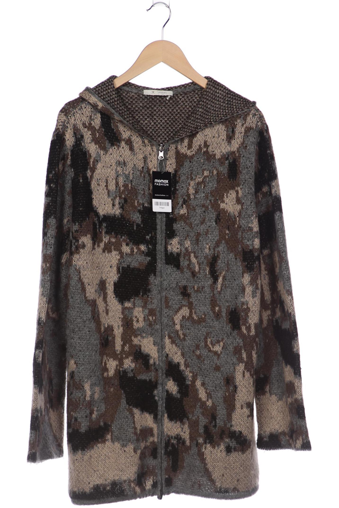 

monari Damen Kapuzenpullover, braun, Gr. 42