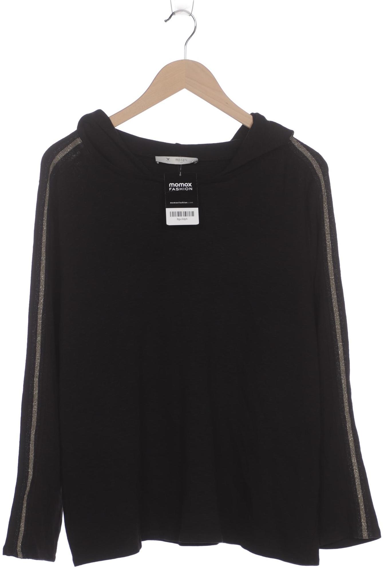 

monari Damen Kapuzenpullover, schwarz, Gr. 44