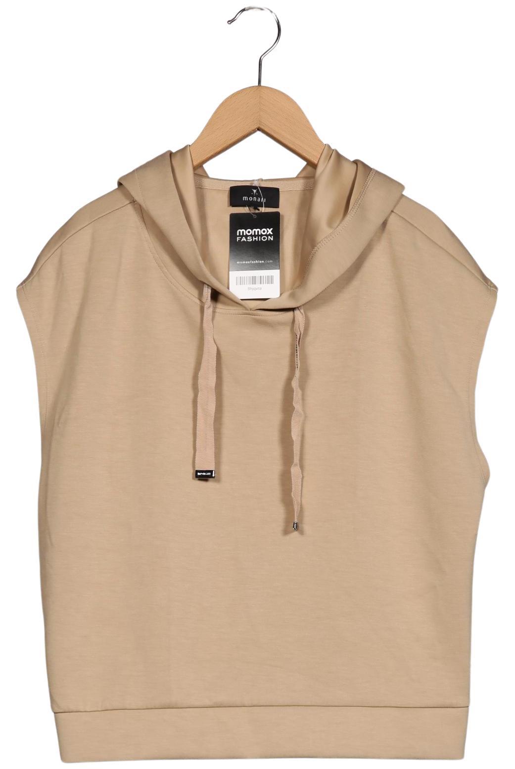 

monari Damen Kapuzenpullover, beige, Gr. 36
