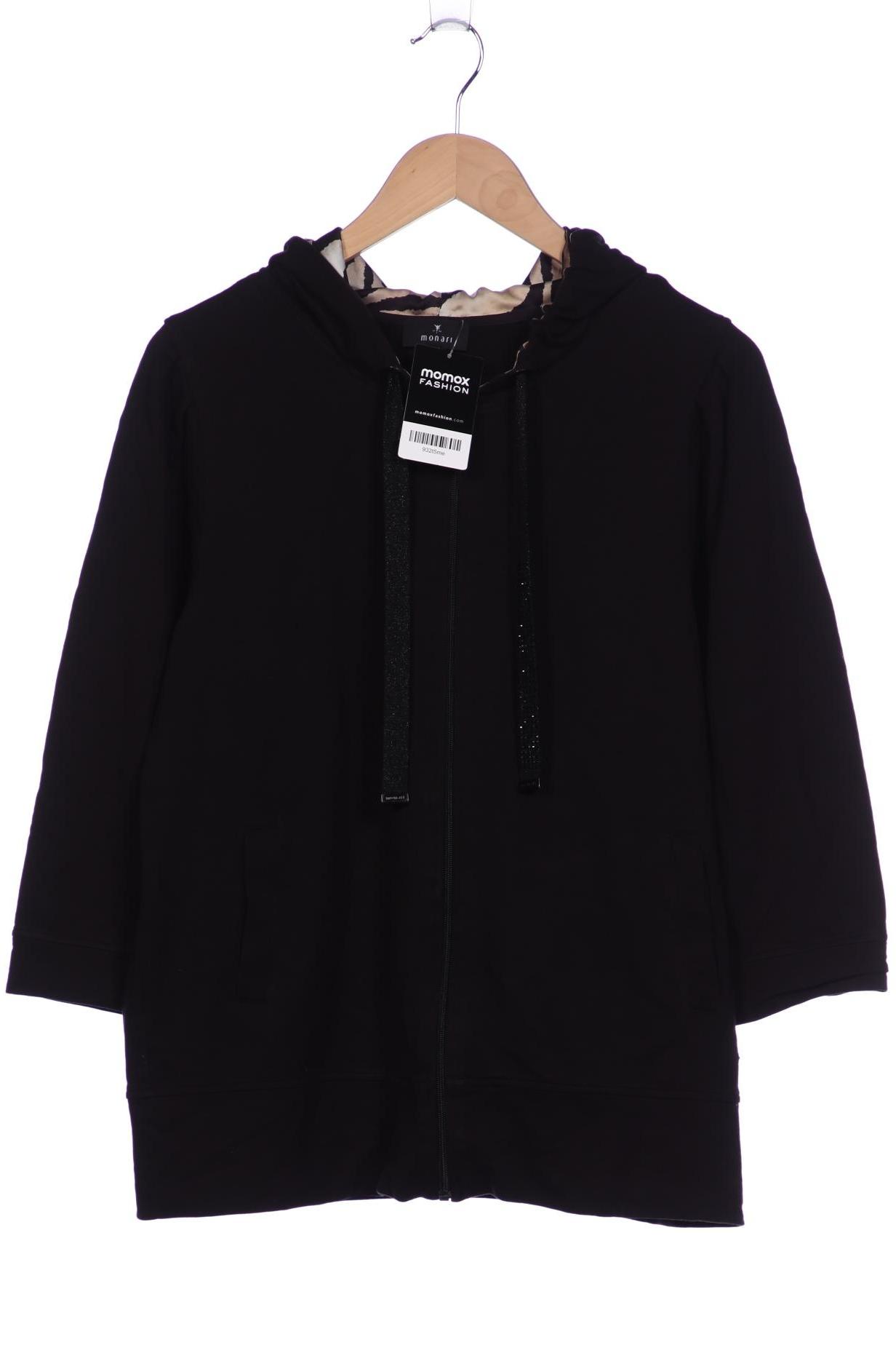 

monari Damen Kapuzenpullover, schwarz, Gr. 44
