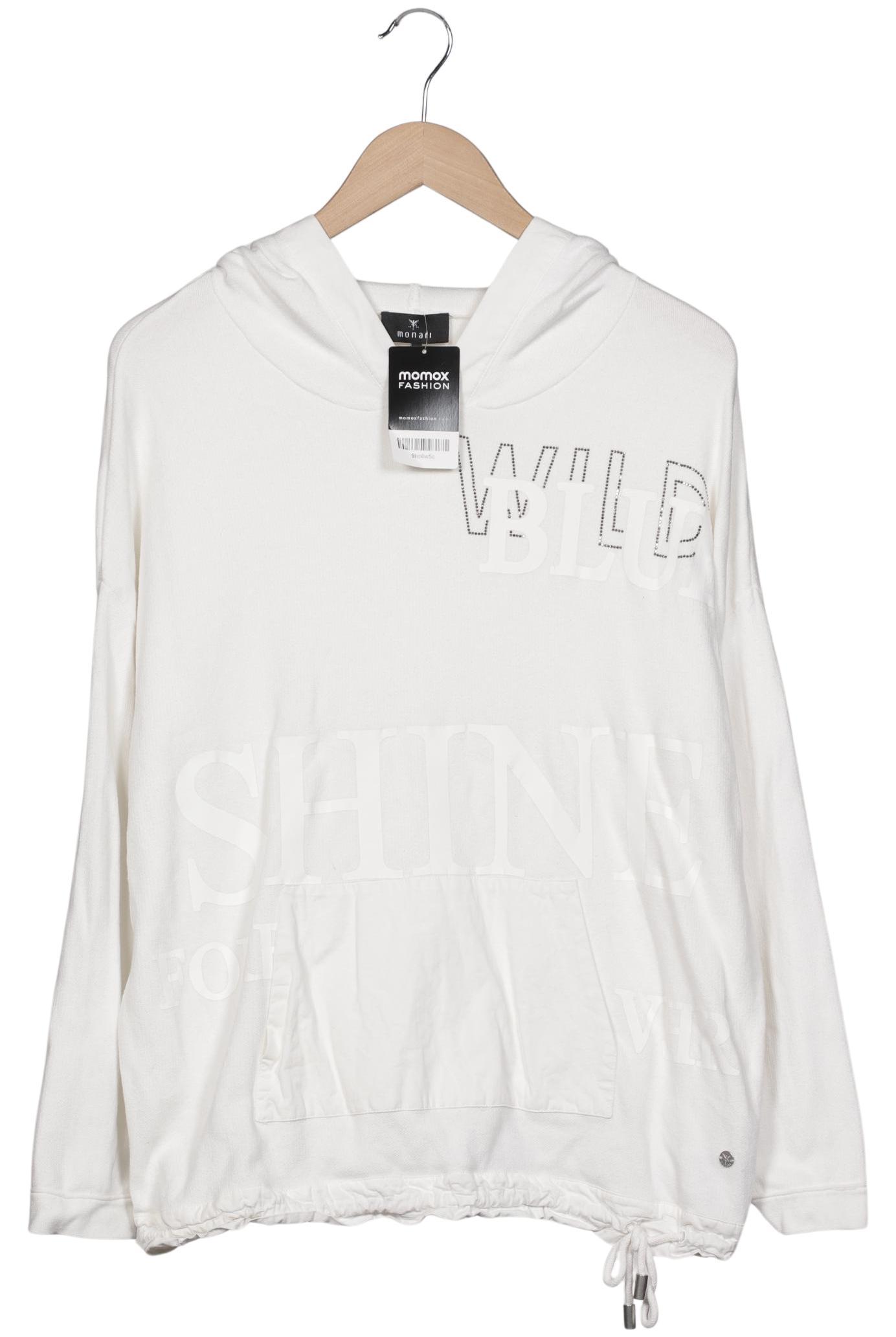 

monari Damen Kapuzenpullover, weiß, Gr. 42