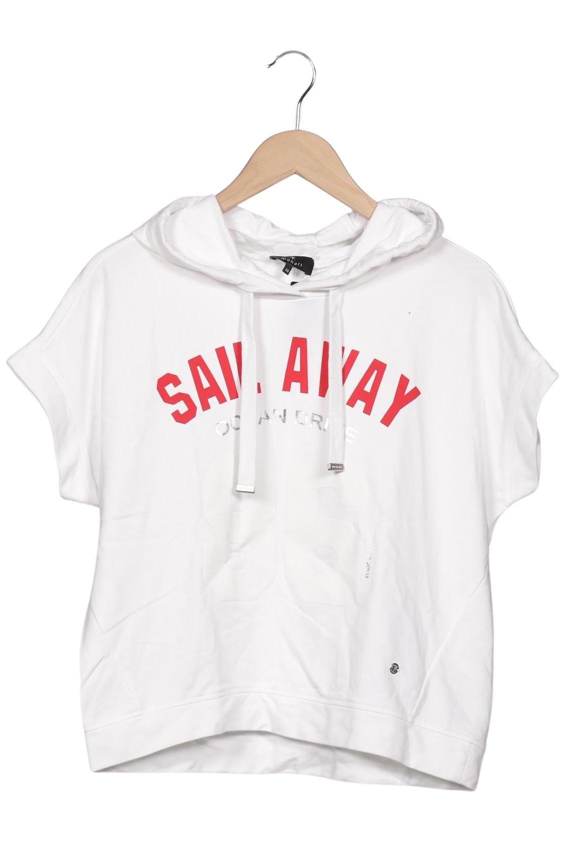 

monari Damen Kapuzenpullover, weiß, Gr. 36