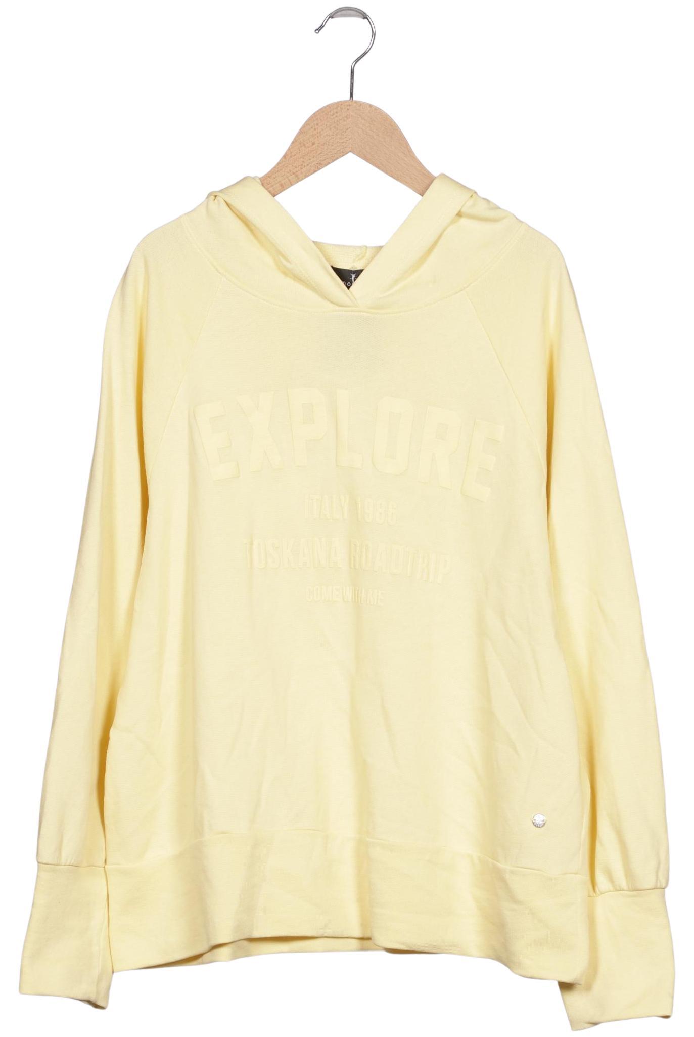 

monari Damen Kapuzenpullover, gelb, Gr. 42