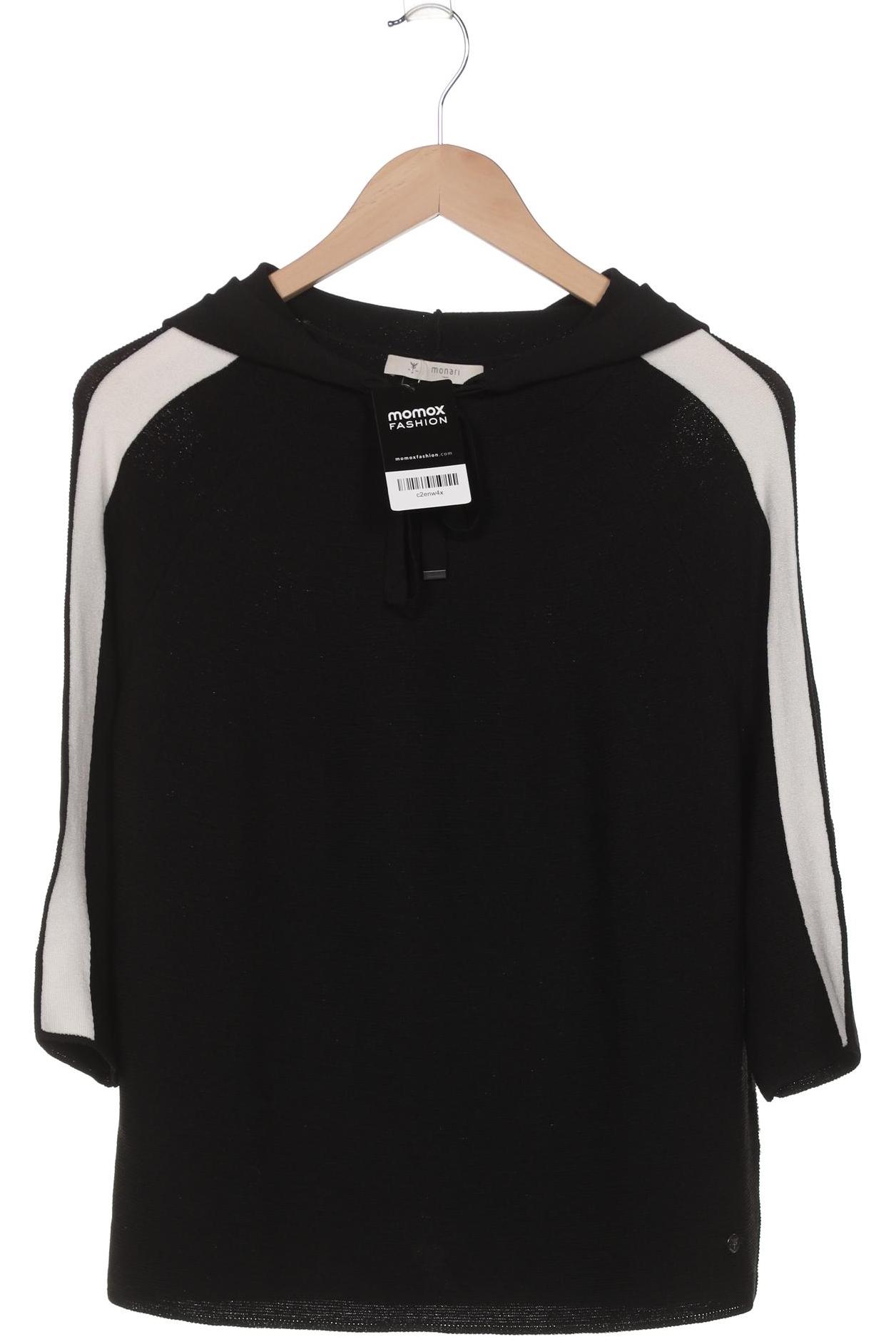 

monari Damen Kapuzenpullover, schwarz, Gr. 34