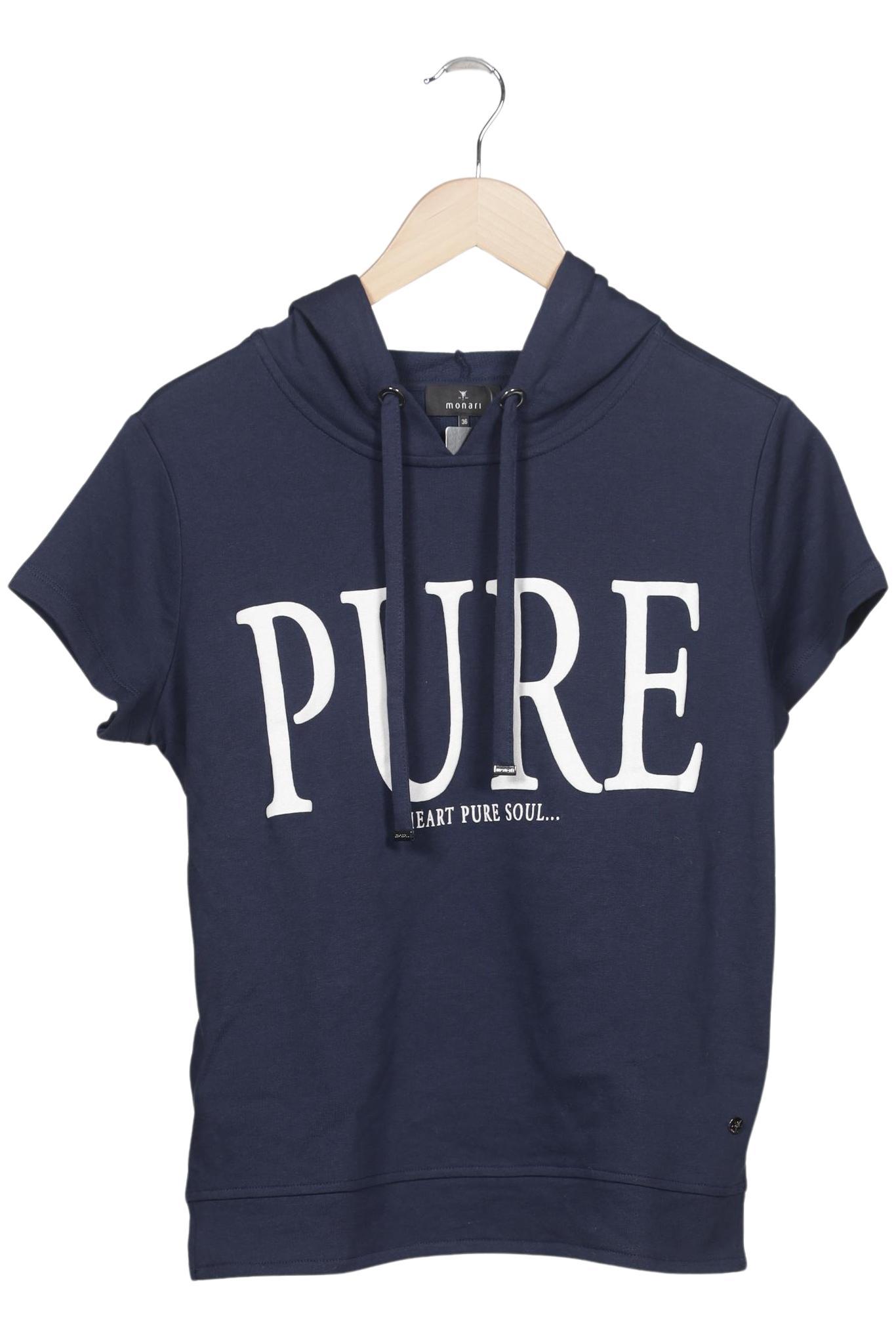 

monari Damen Kapuzenpullover, marineblau, Gr. 36