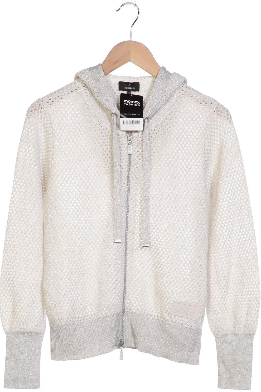 

monari Damen Kapuzenpullover, weiß, Gr. 36