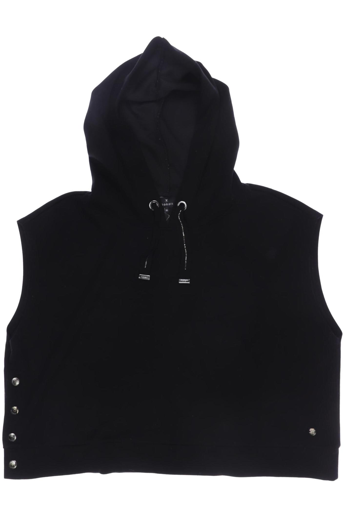 

monari Damen Kapuzenpullover, schwarz, Gr. 36