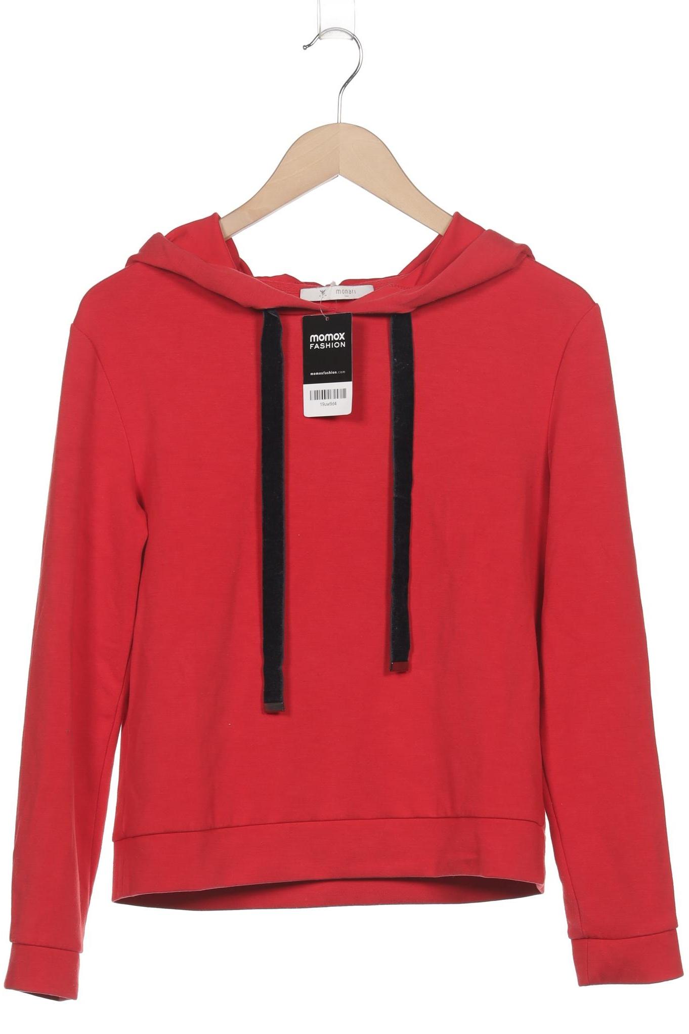 

monari Damen Kapuzenpullover, rot, Gr. 38
