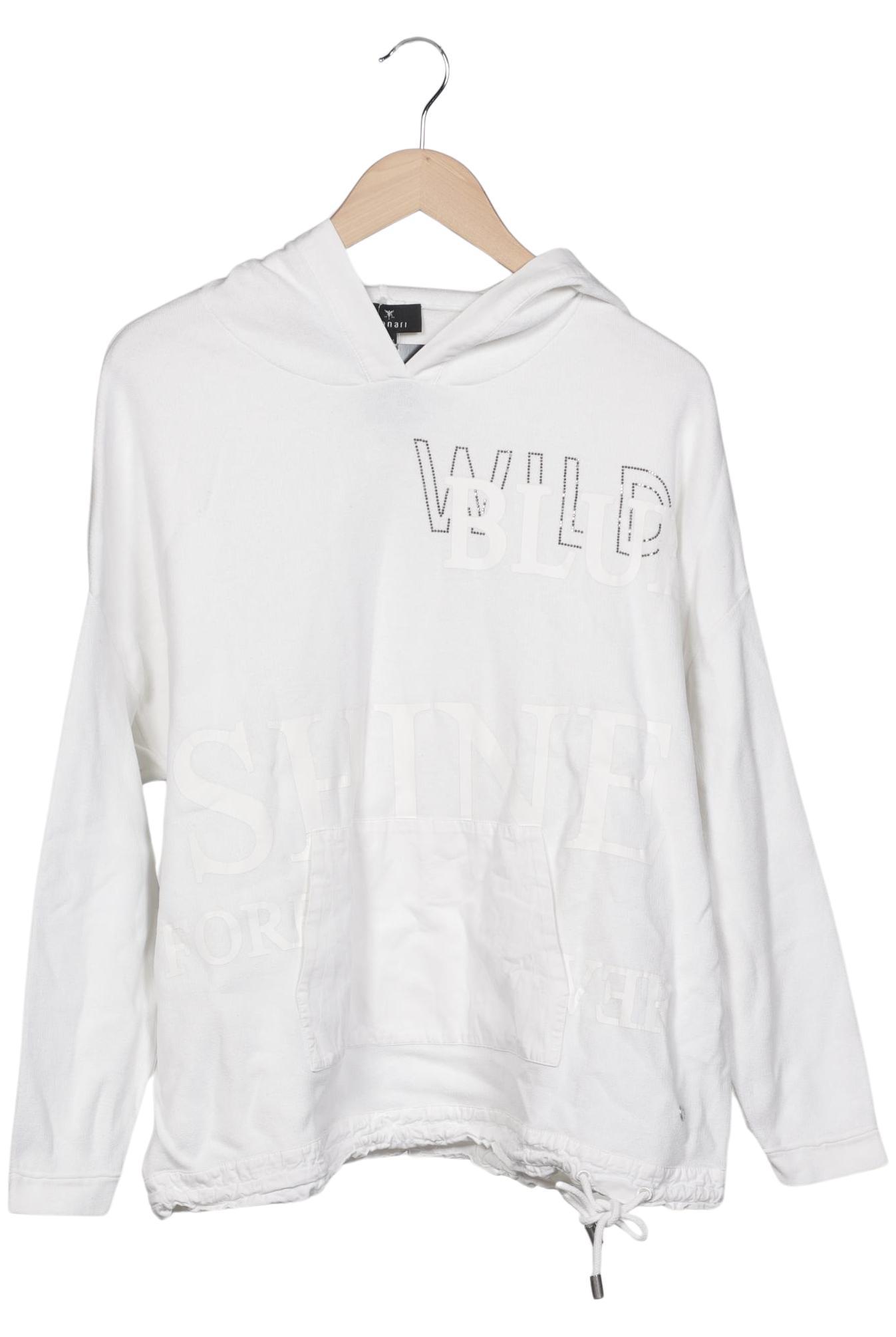 

monari Damen Kapuzenpullover, weiß, Gr. 44