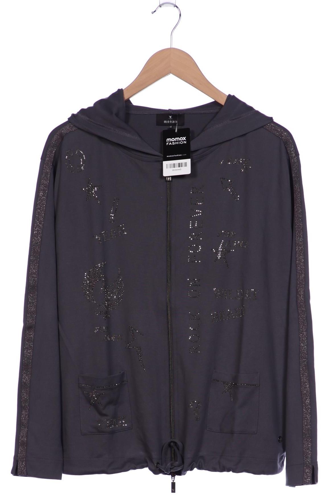 

monari Damen Kapuzenpullover, grau, Gr. 42