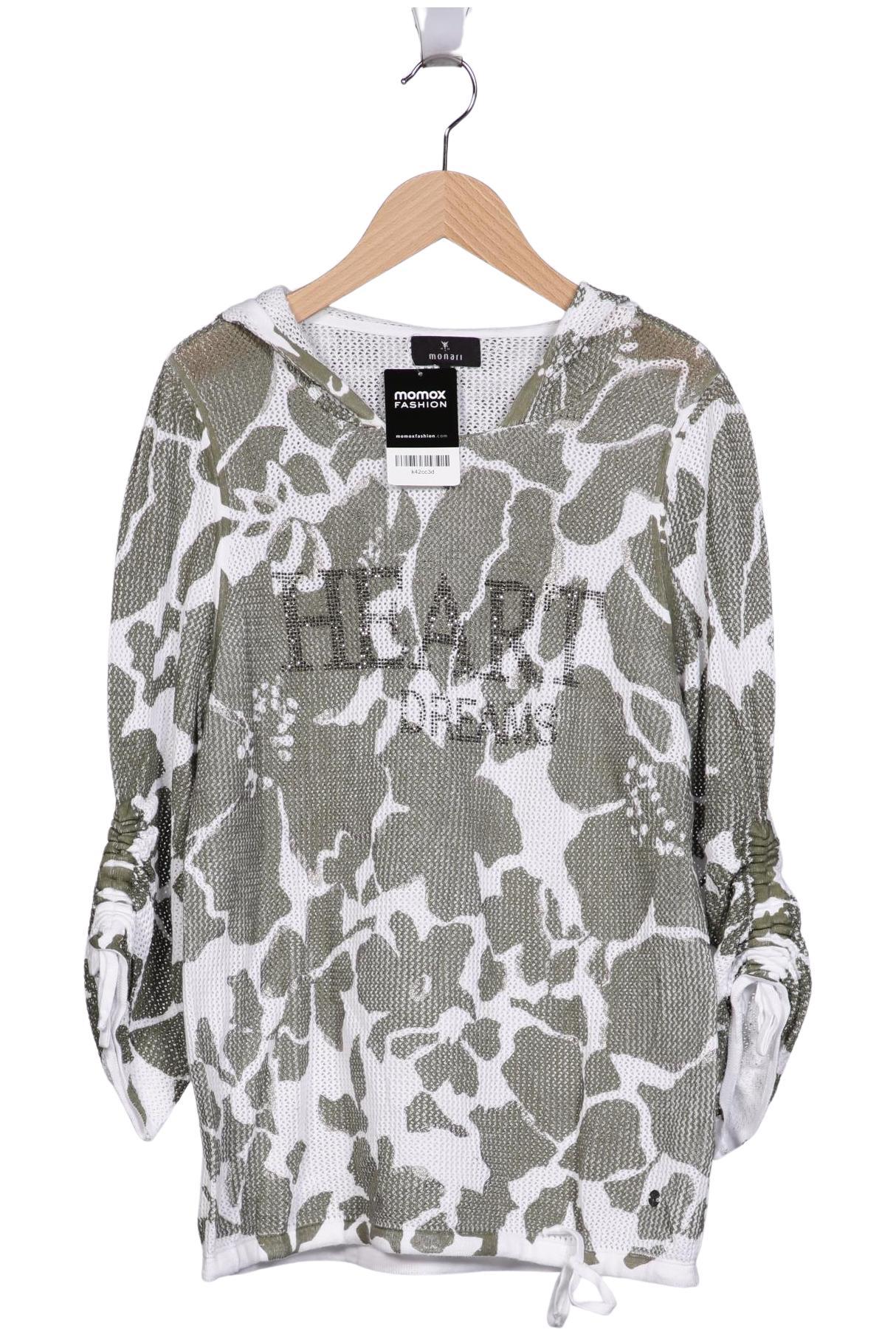 

monari Damen Kapuzenpullover, grün, Gr. 38