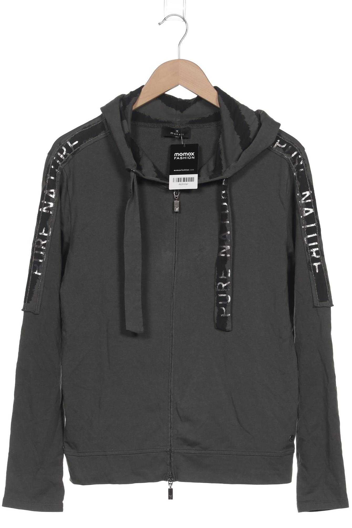 

monari Damen Kapuzenpullover, grün, Gr. 38