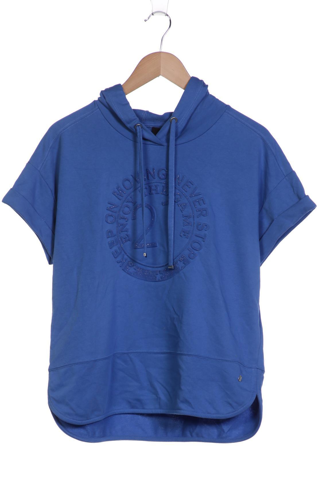 

monari Damen Kapuzenpullover, blau, Gr. 38