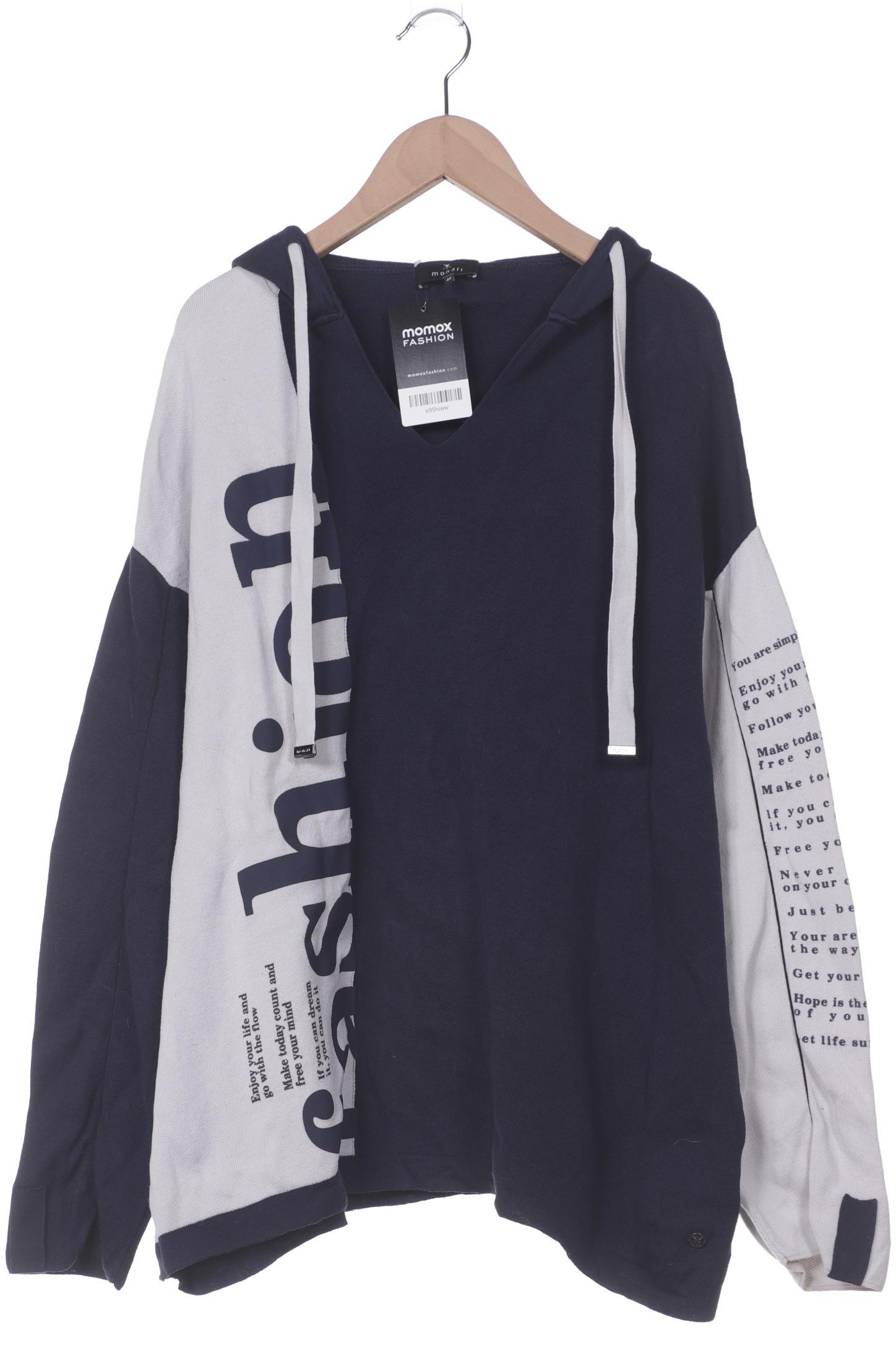 

monari Damen Kapuzenpullover, marineblau, Gr. 46
