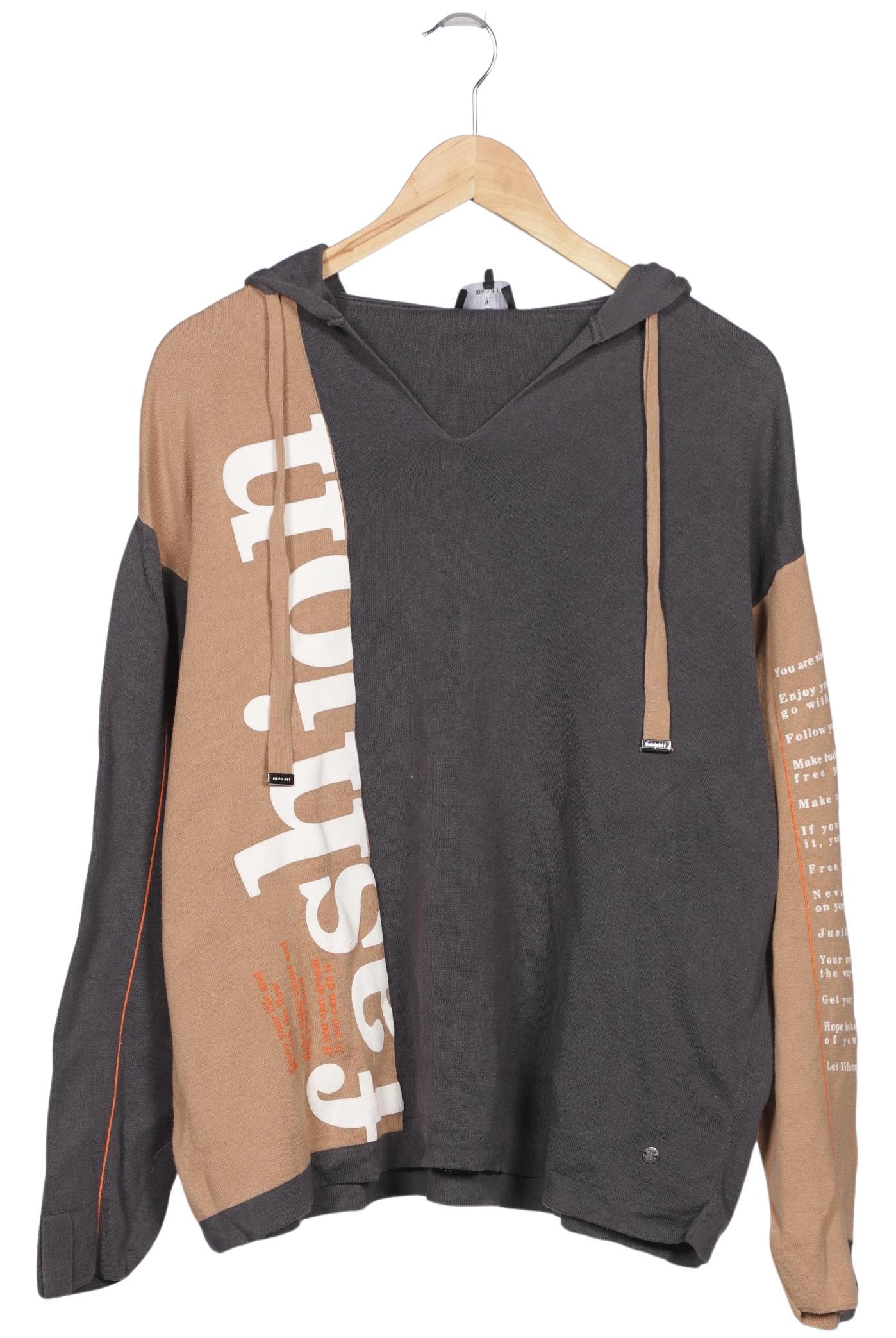 

monari Damen Kapuzenpullover, grau, Gr. 44