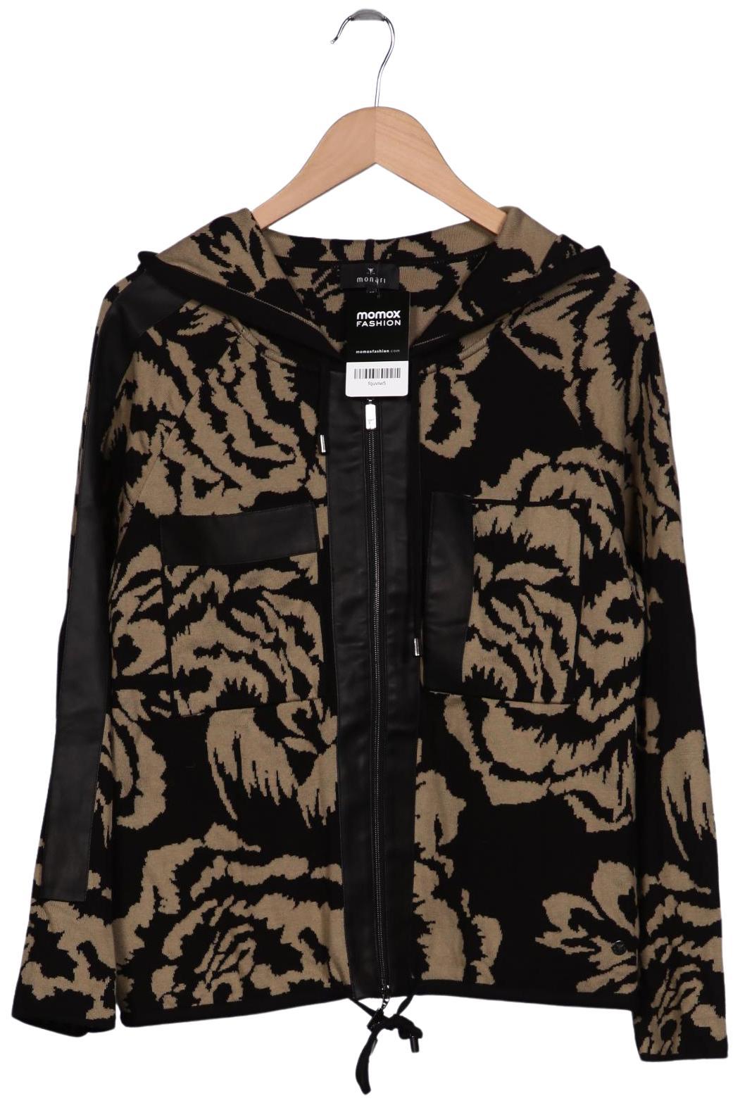 

monari Damen Kapuzenpullover, schwarz, Gr. 38