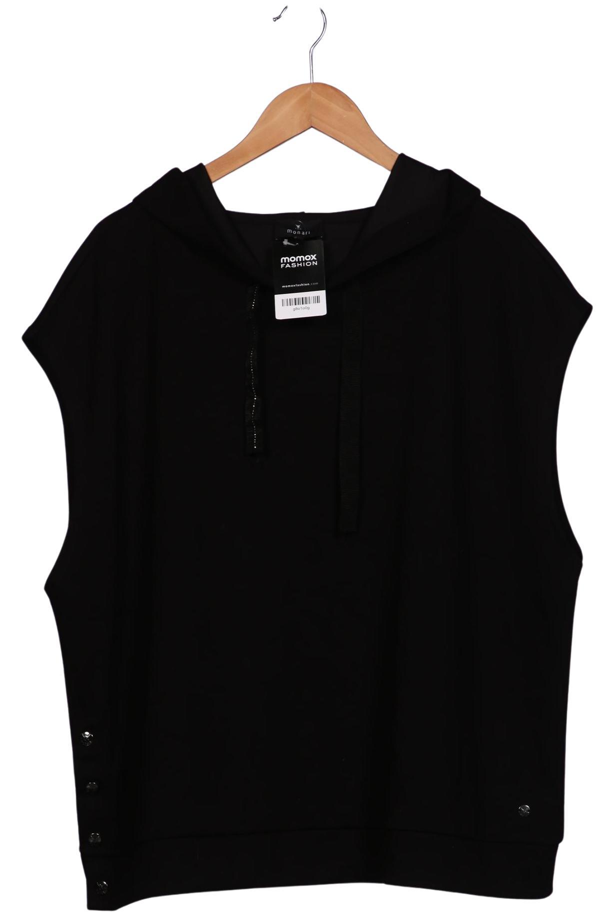 

monari Damen Kapuzenpullover, schwarz, Gr. 46