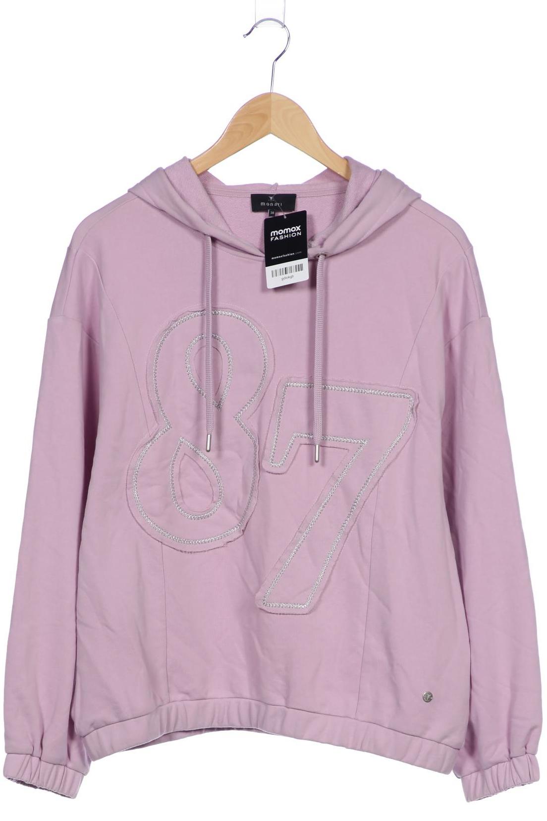 

monari Damen Kapuzenpullover, flieder, Gr. 38