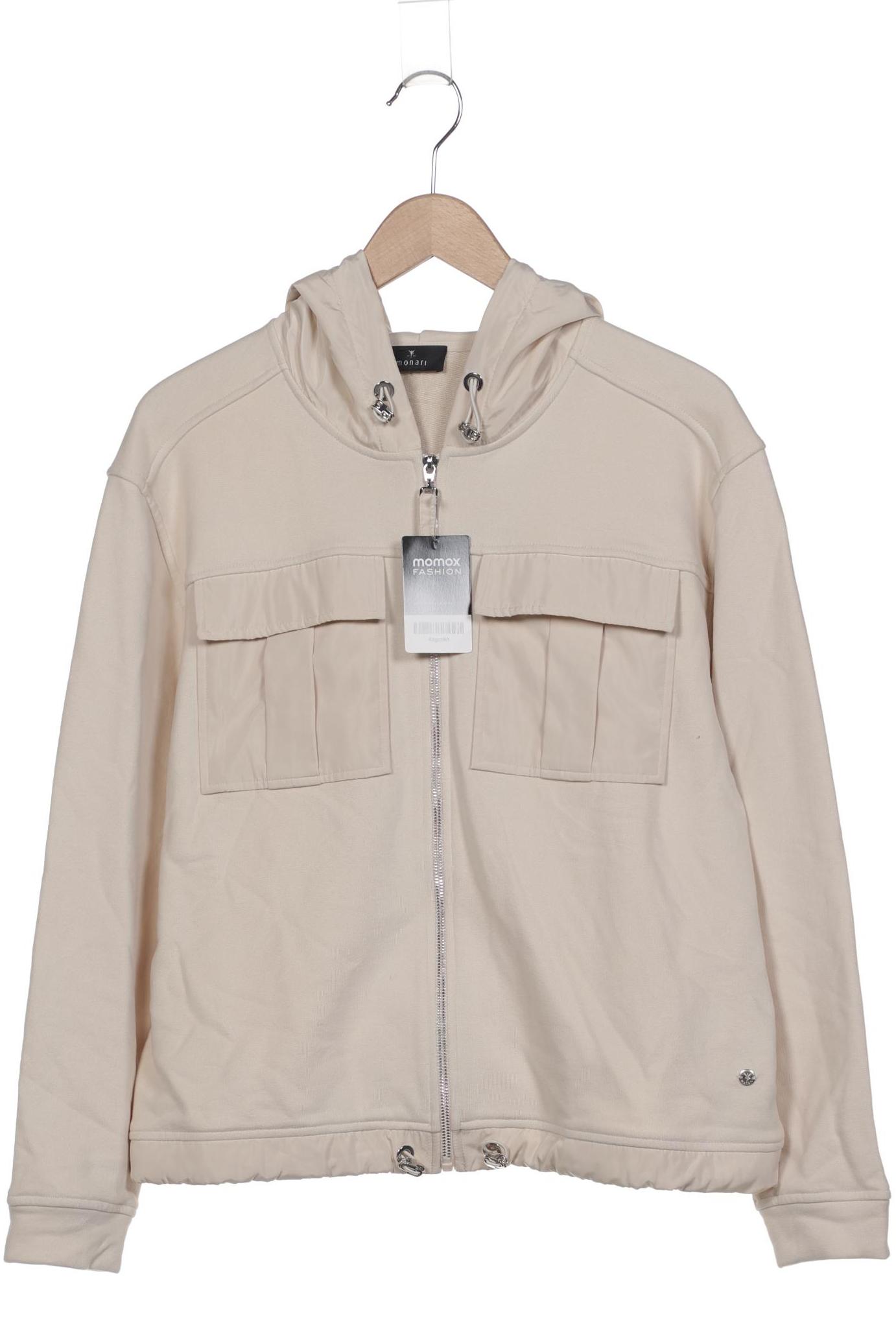 

monari Damen Kapuzenpullover, cremeweiß, Gr. 42