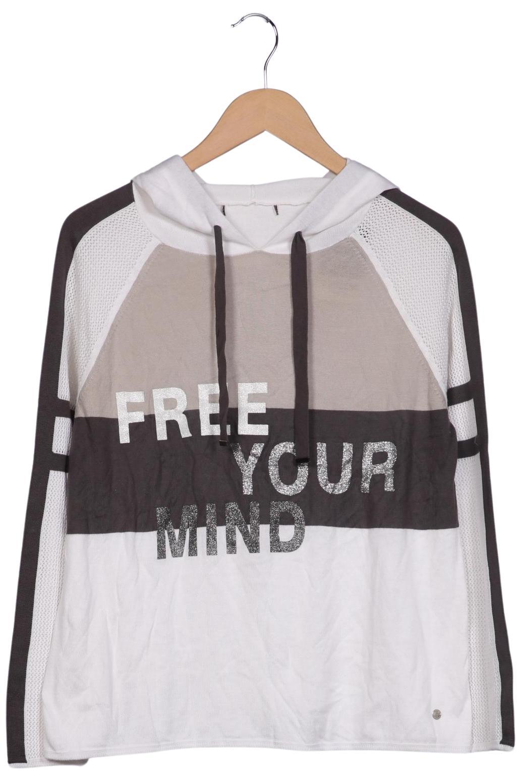 

monari Damen Kapuzenpullover, weiß, Gr. 38