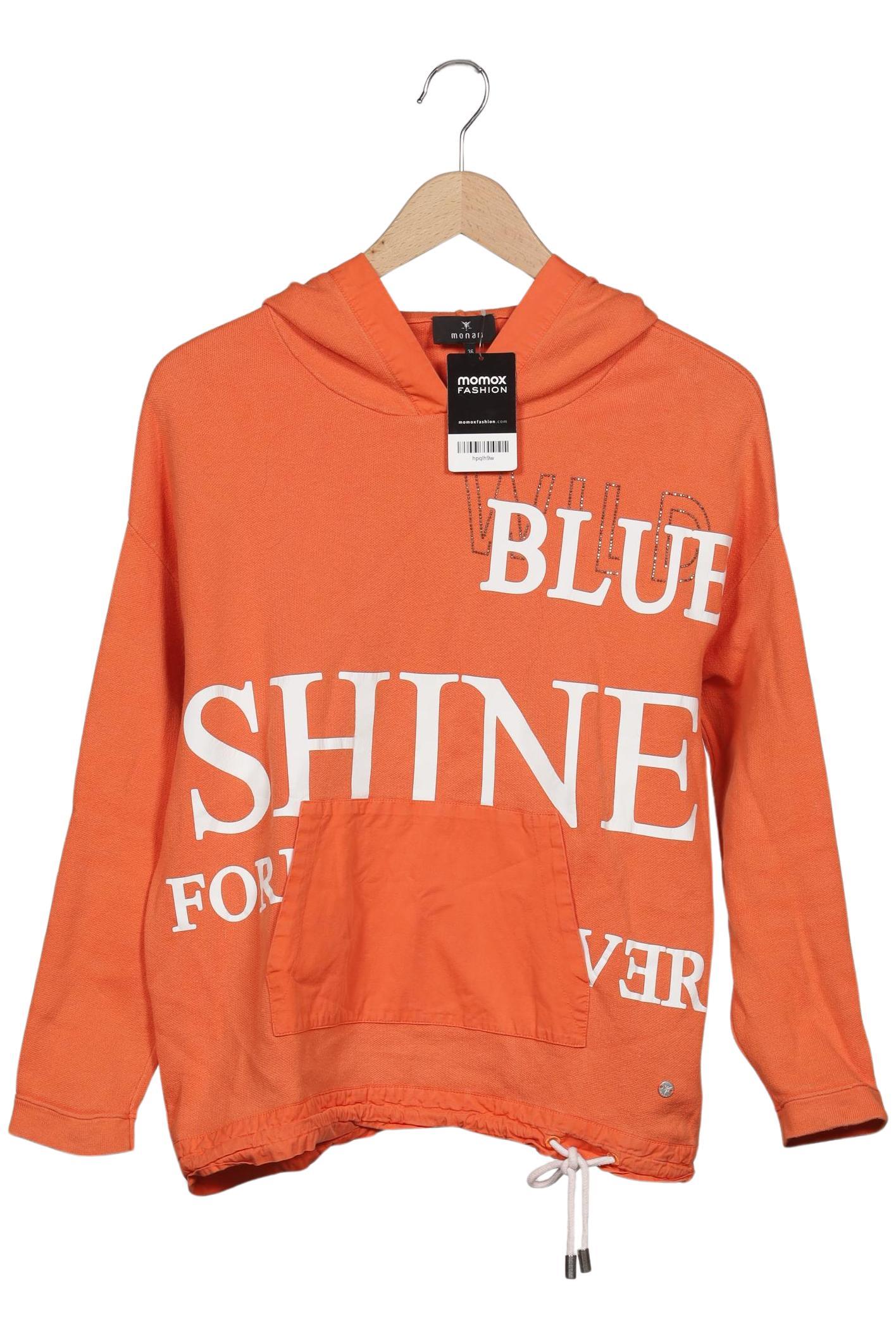 

monari Damen Kapuzenpullover, orange, Gr. 36
