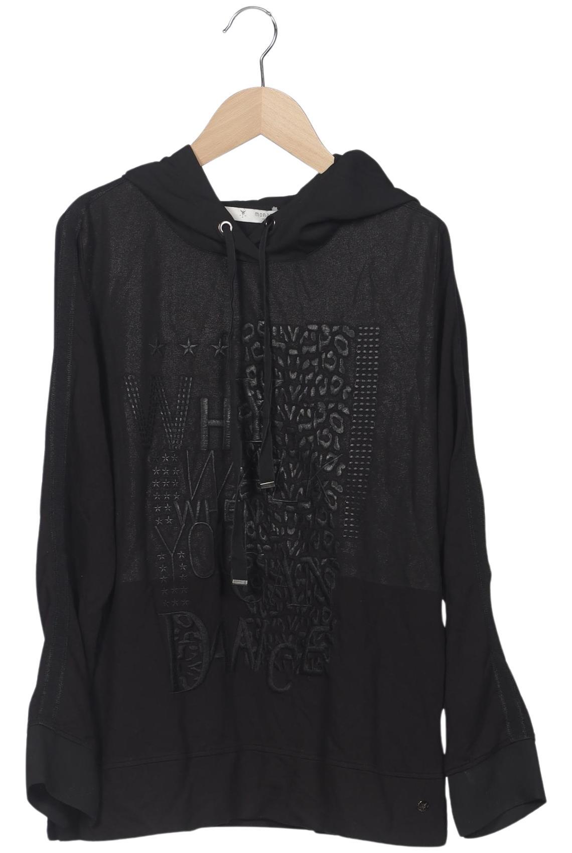 

monari Damen Kapuzenpullover, schwarz, Gr. 38