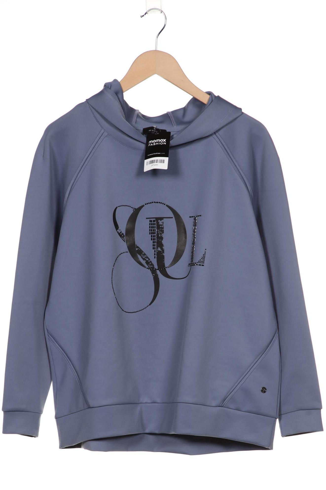 

monari Damen Kapuzenpullover, blau, Gr. 38