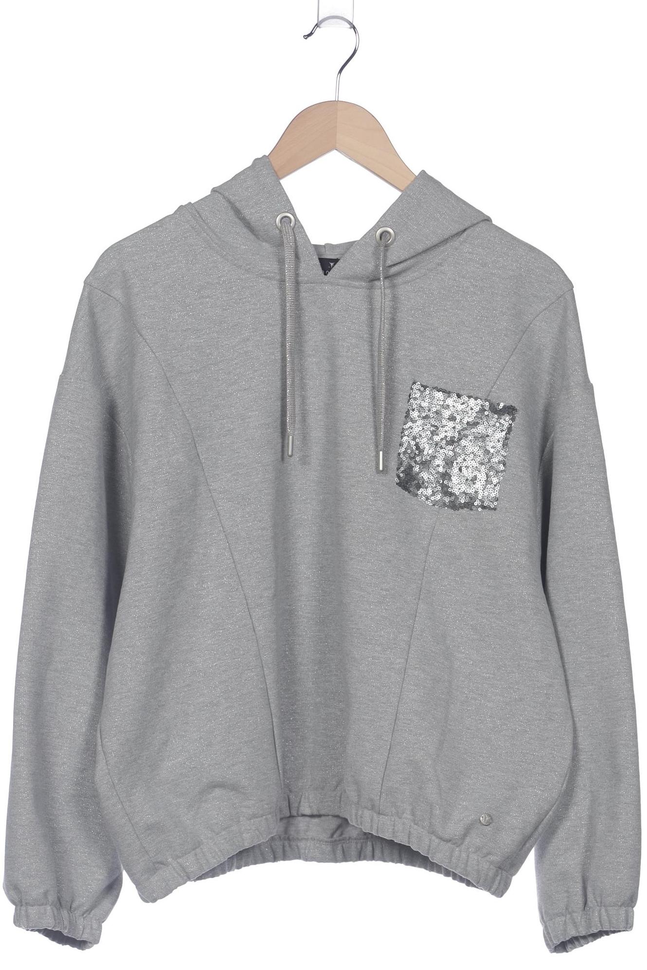 

monari Damen Kapuzenpullover, grau, Gr. 38