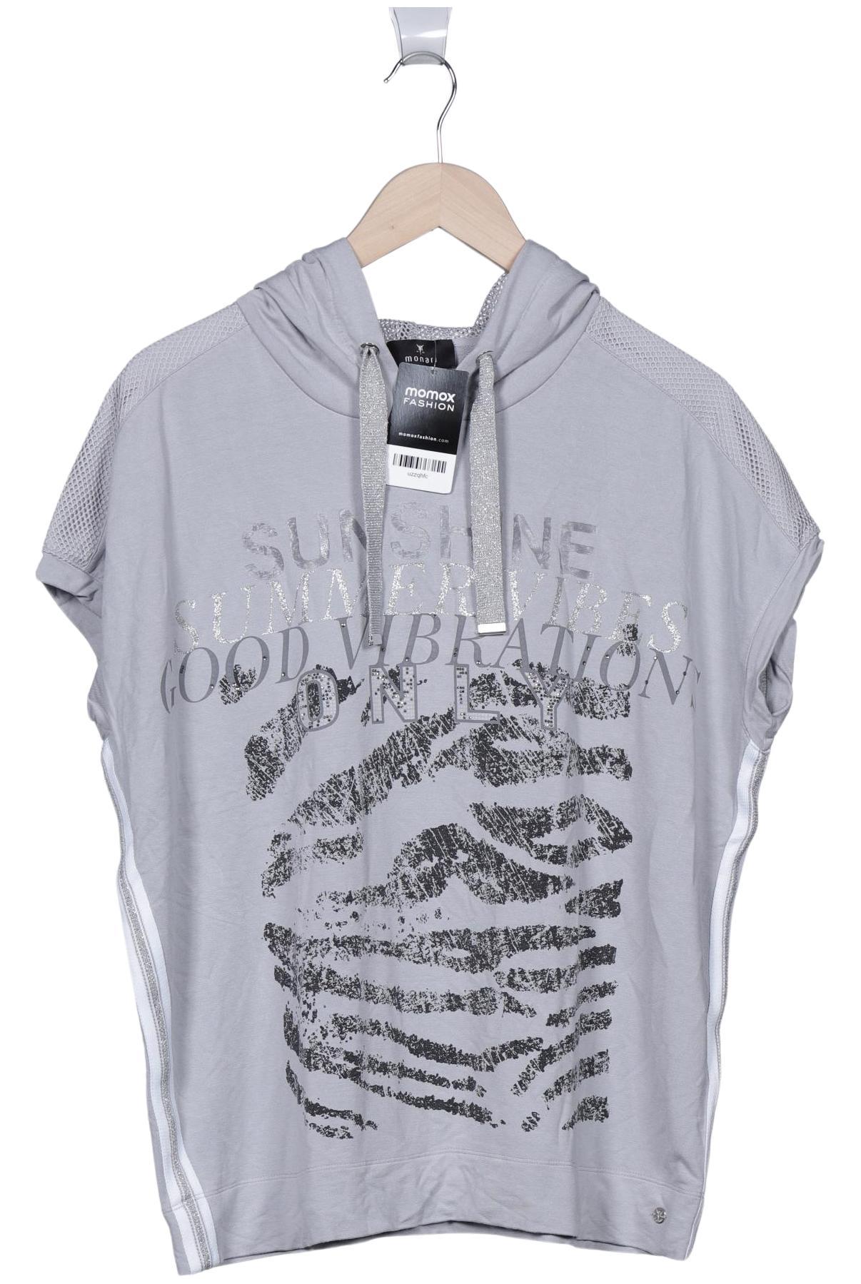 

monari Damen Kapuzenpullover, grau, Gr. 42