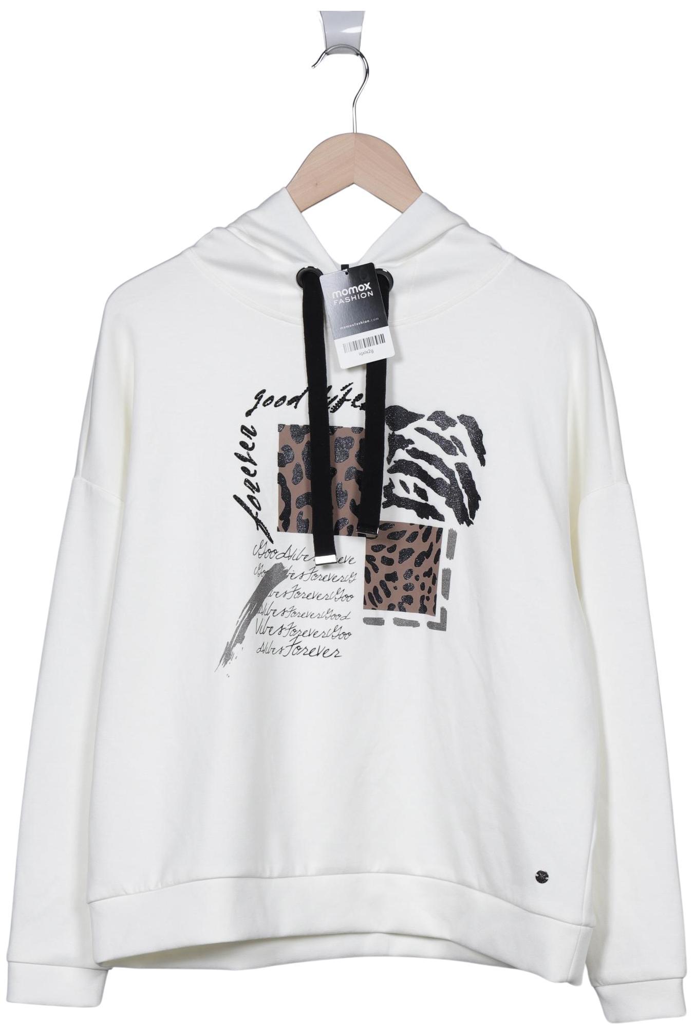 

monari Damen Kapuzenpullover, weiß, Gr. 40