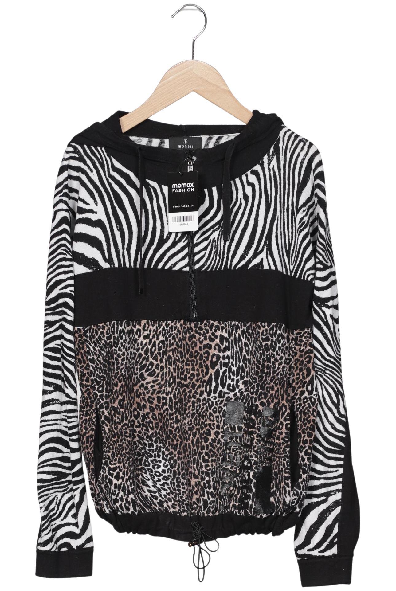 

monari Damen Kapuzenpullover, schwarz, Gr. 36