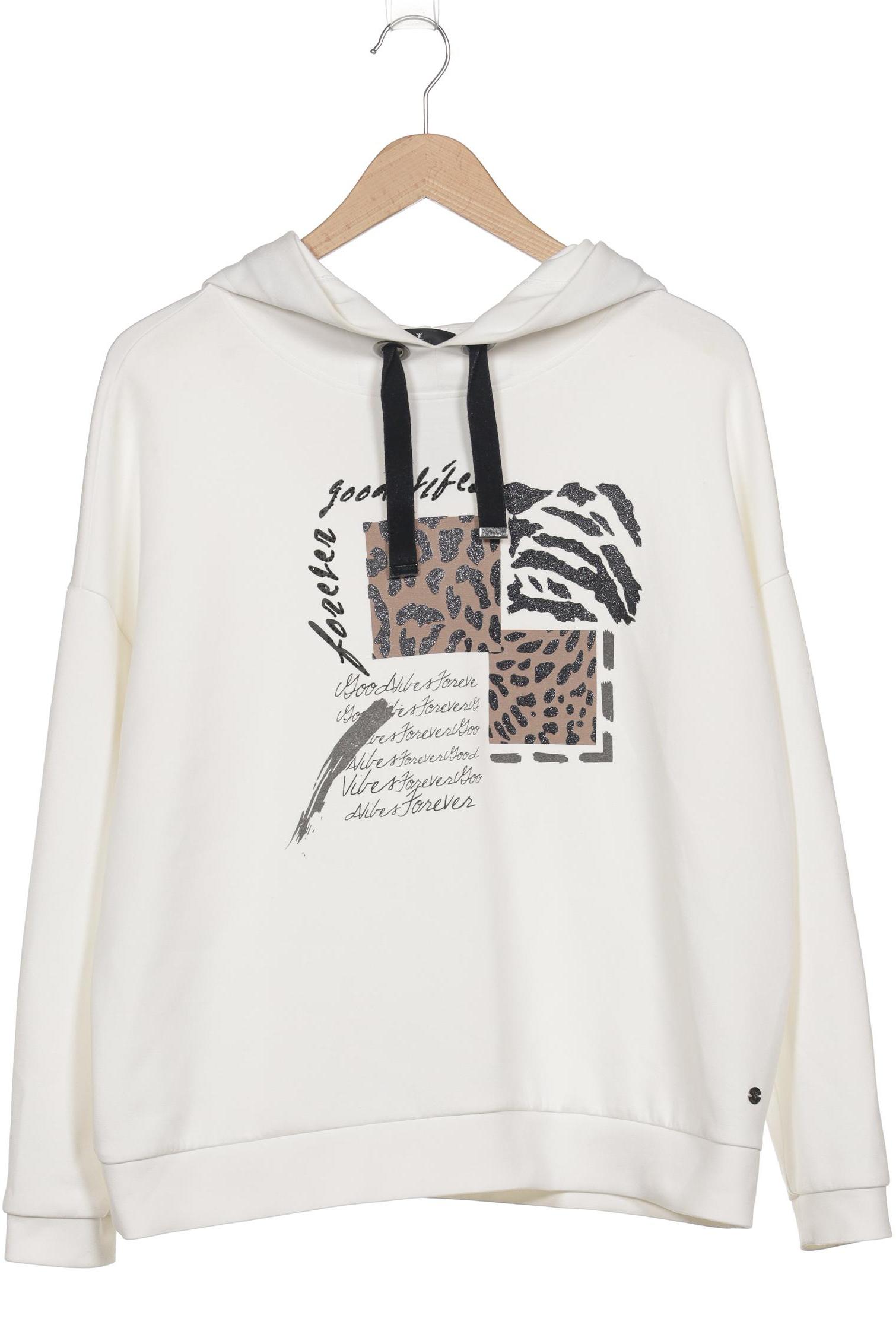 

monari Damen Kapuzenpullover, weiß, Gr. 42