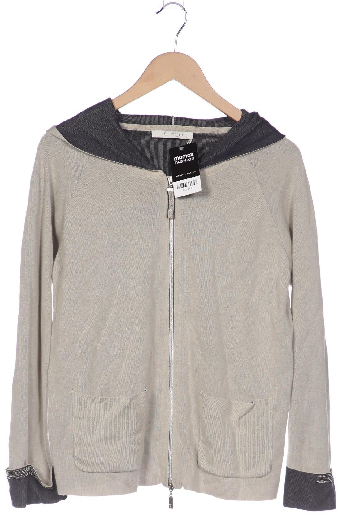 

monari Damen Kapuzenpullover, grau, Gr. 38