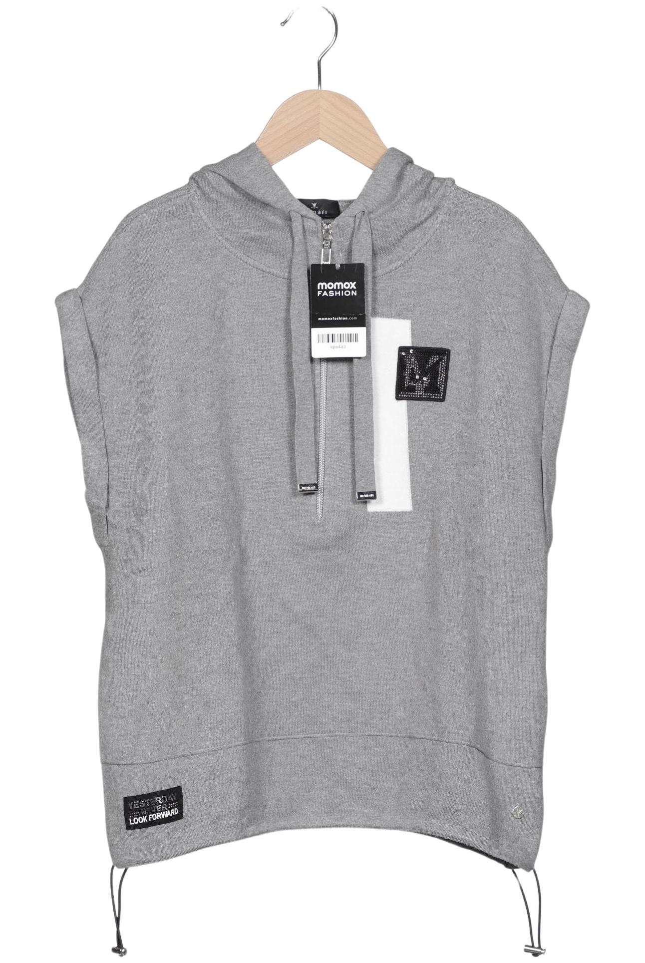 

monari Damen Kapuzenpullover, grau, Gr. 36
