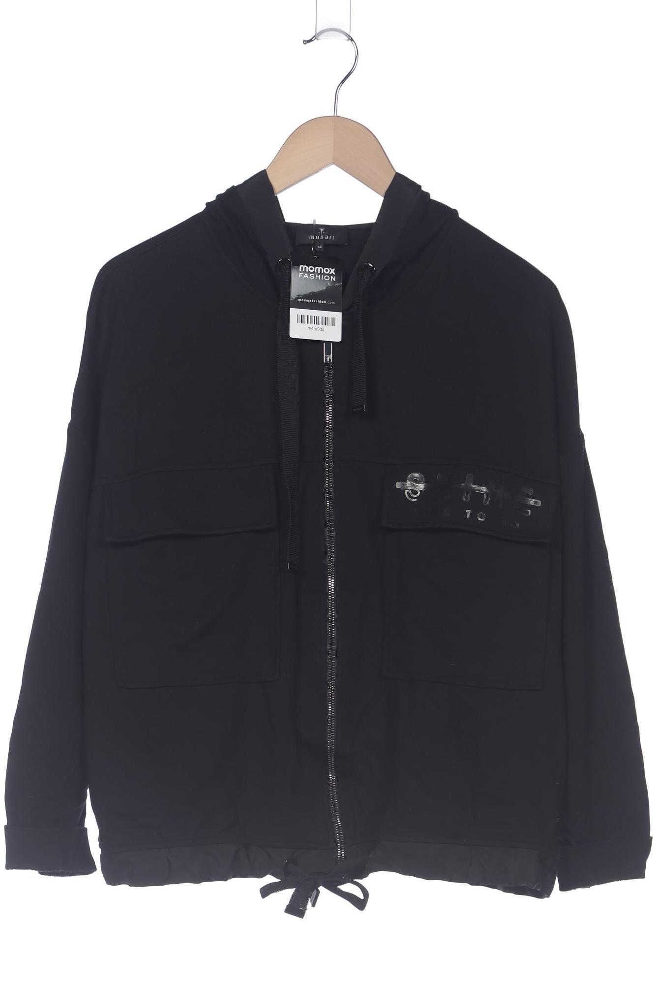 

monari Damen Kapuzenpullover, schwarz, Gr. 42