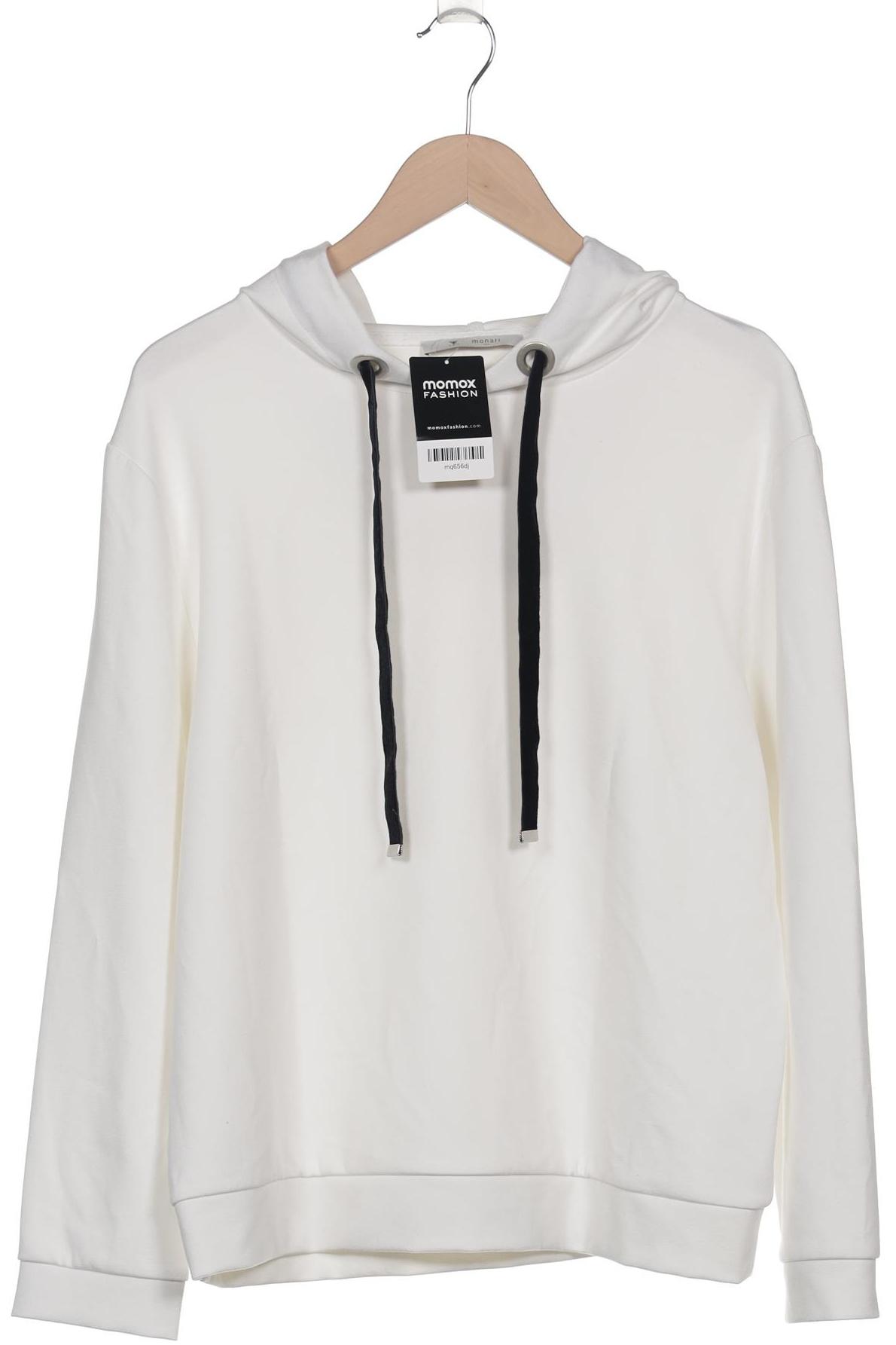 

monari Damen Kapuzenpullover, weiß, Gr. 42