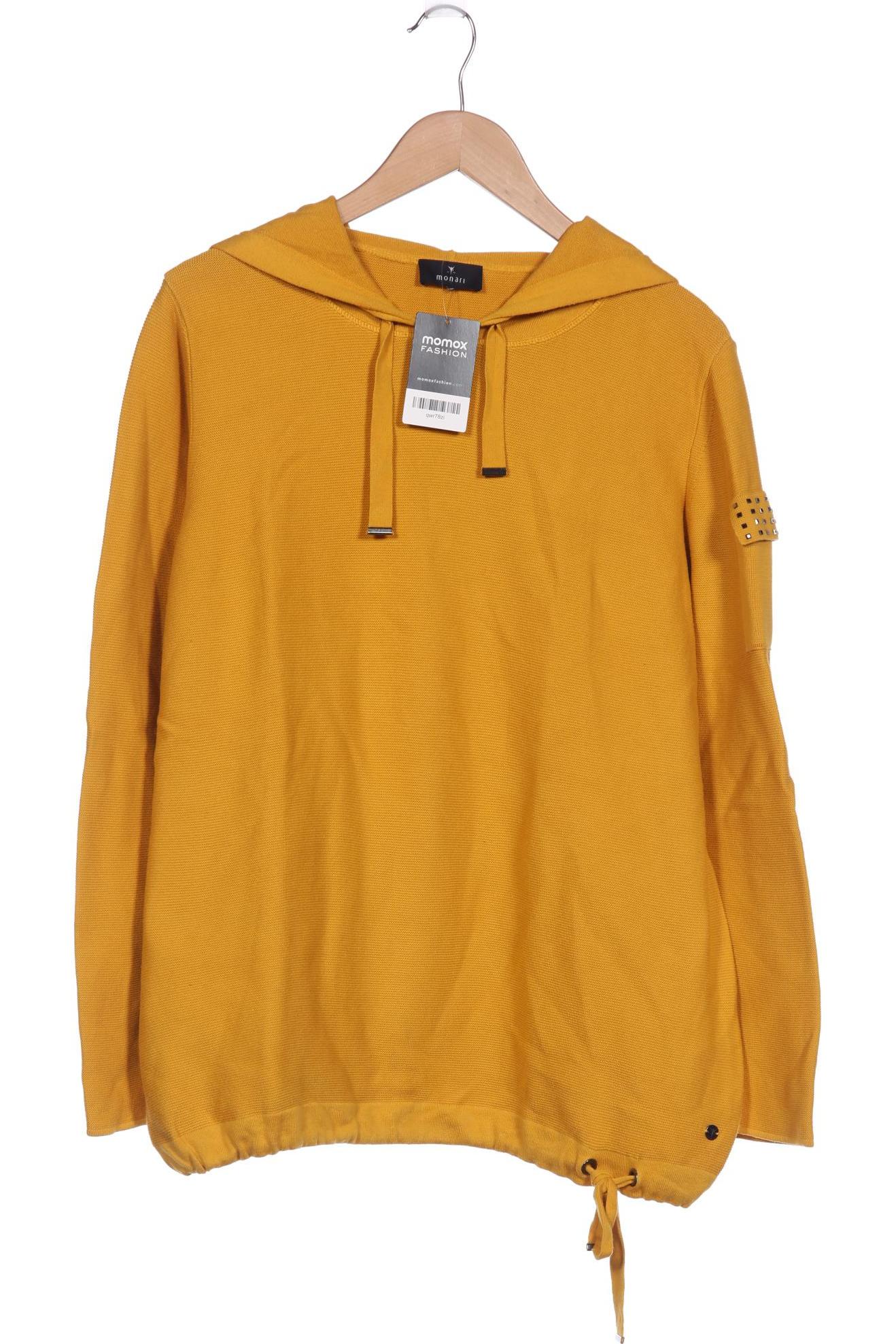 

monari Damen Kapuzenpullover, gelb, Gr. 44