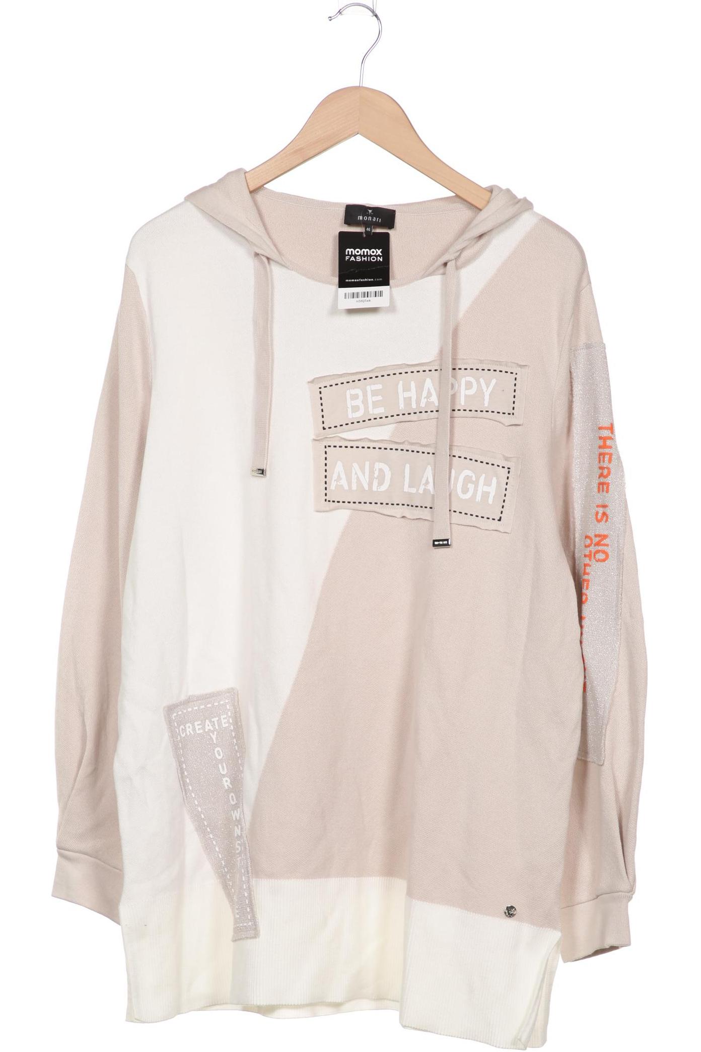 

monari Damen Kapuzenpullover, beige, Gr. 46