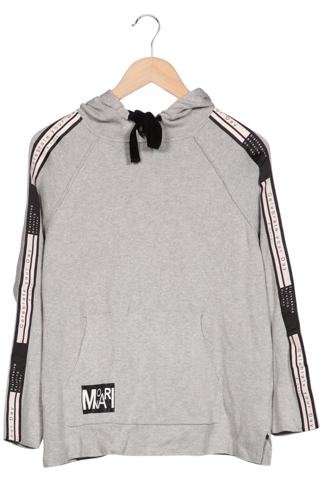 

monari Damen Kapuzenpullover, grau, Gr. 38