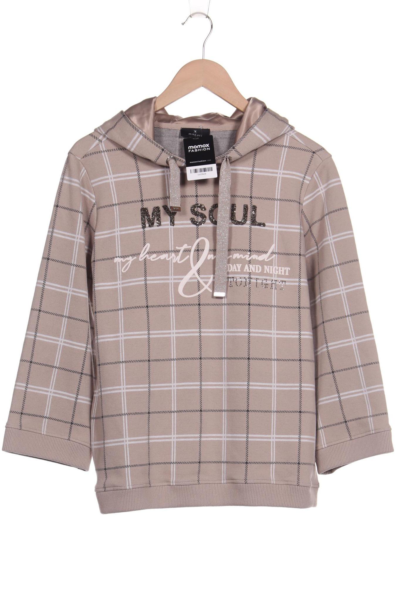 

monari Damen Kapuzenpullover, beige, Gr. 40