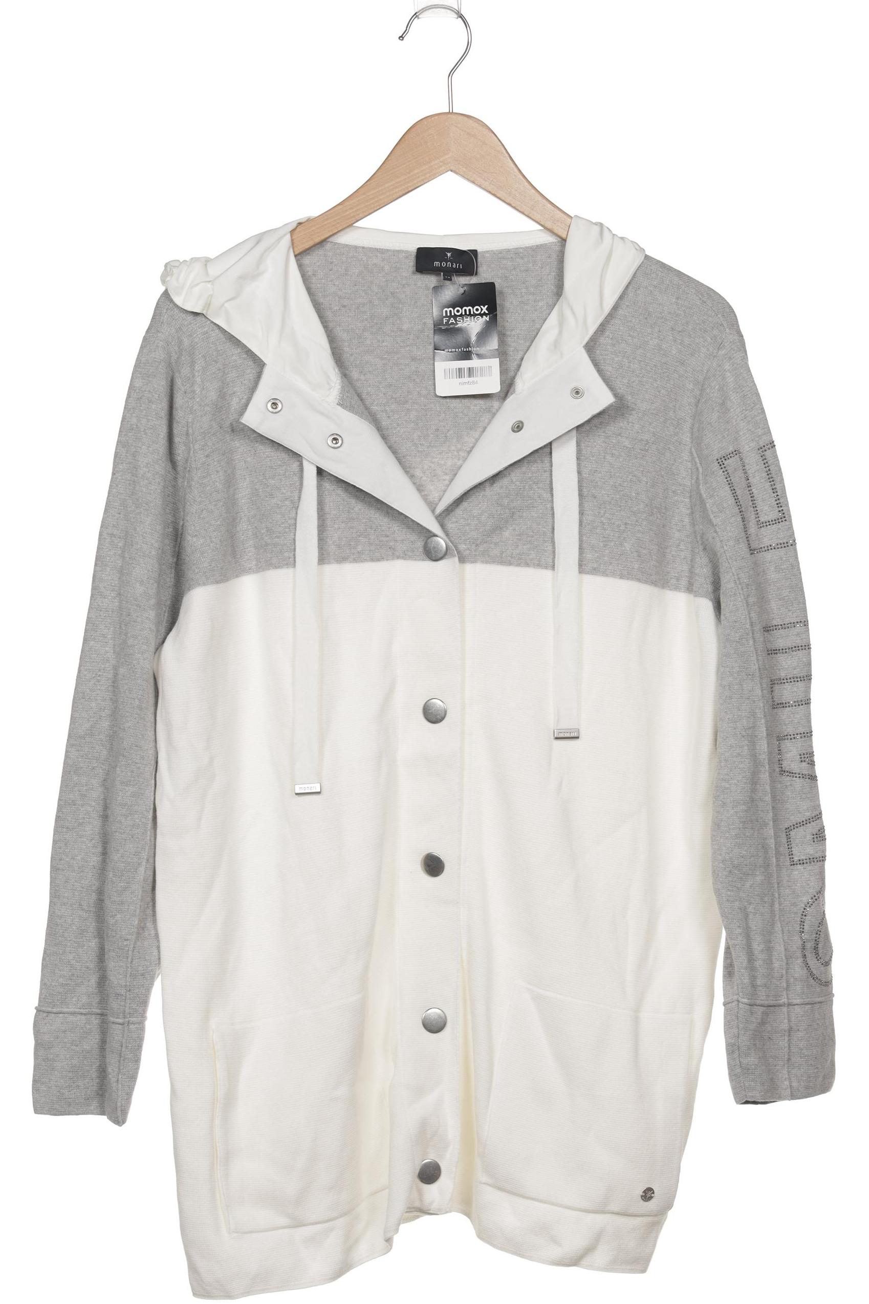 

monari Damen Kapuzenpullover, weiß, Gr. 44