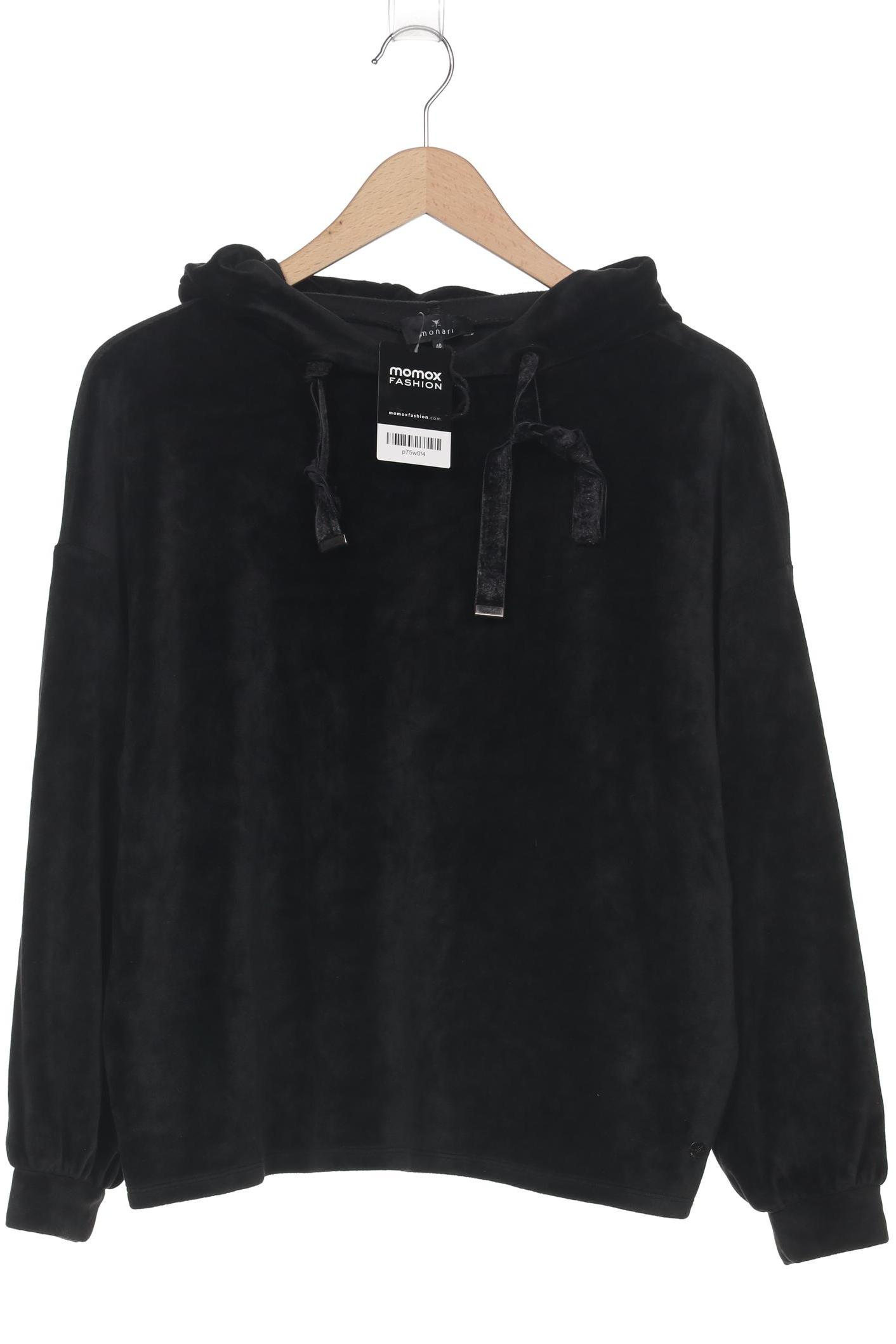 

monari Damen Kapuzenpullover, schwarz, Gr. 40