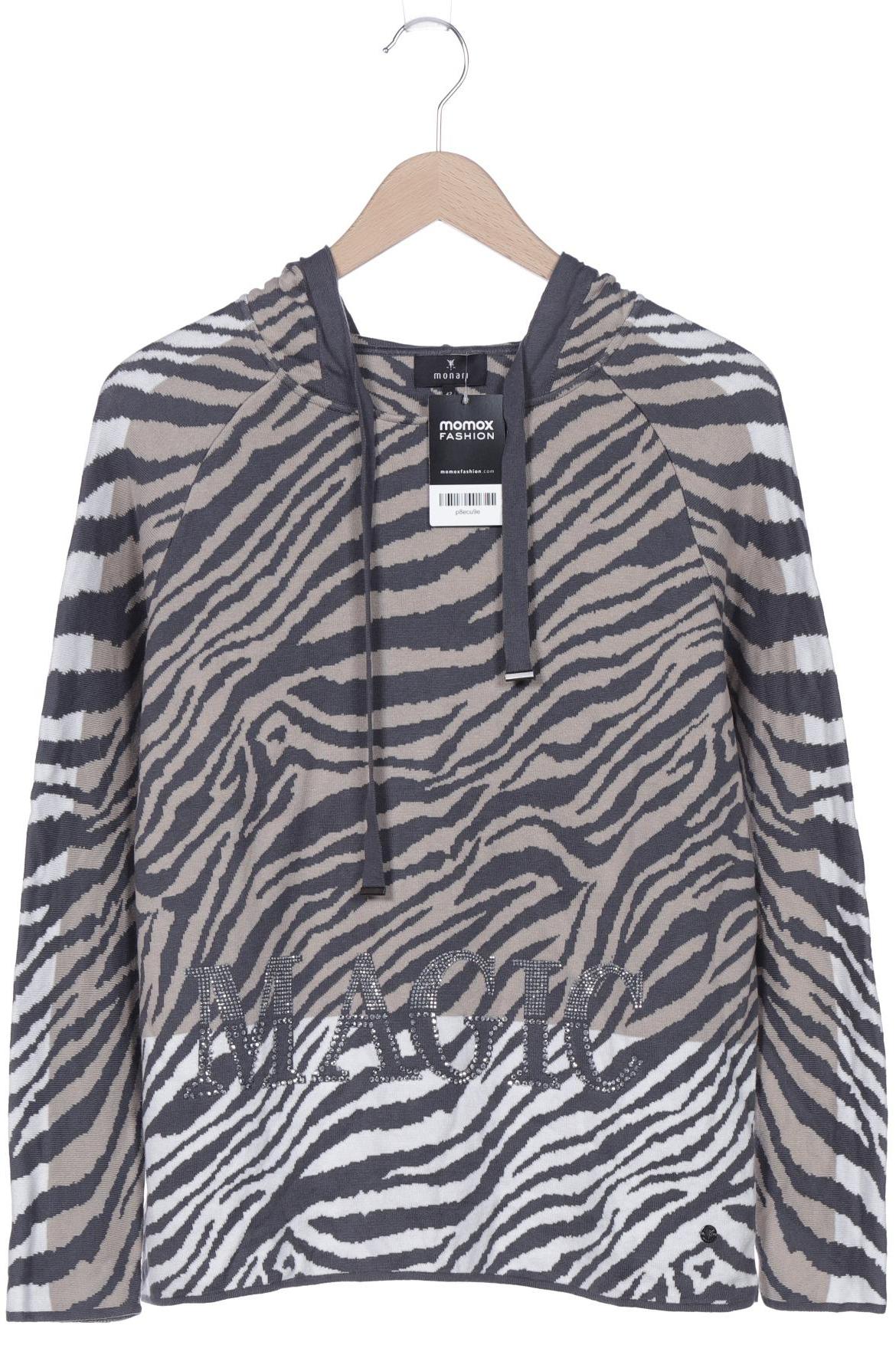 

monari Damen Kapuzenpullover, grau, Gr. 42