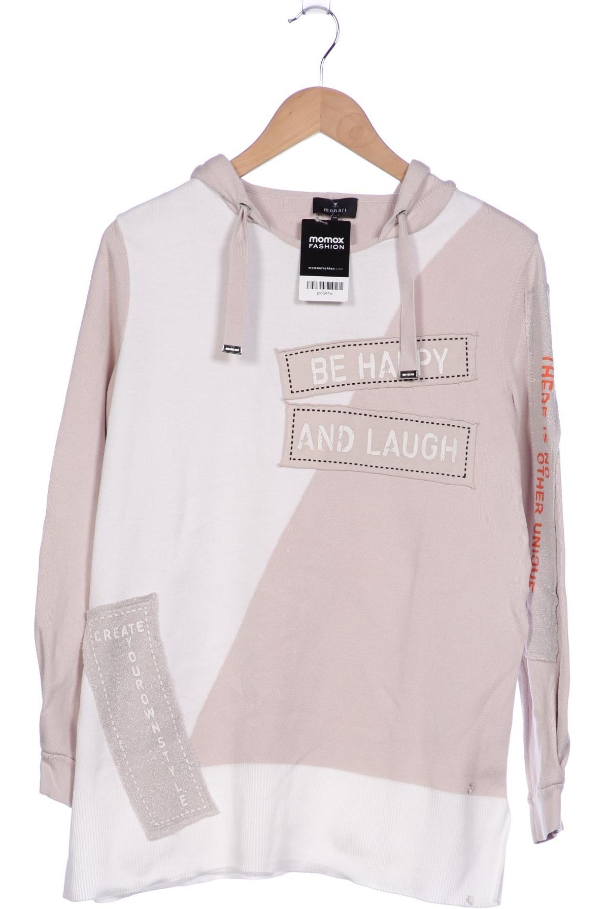 

monari Damen Kapuzenpullover, beige, Gr. 40