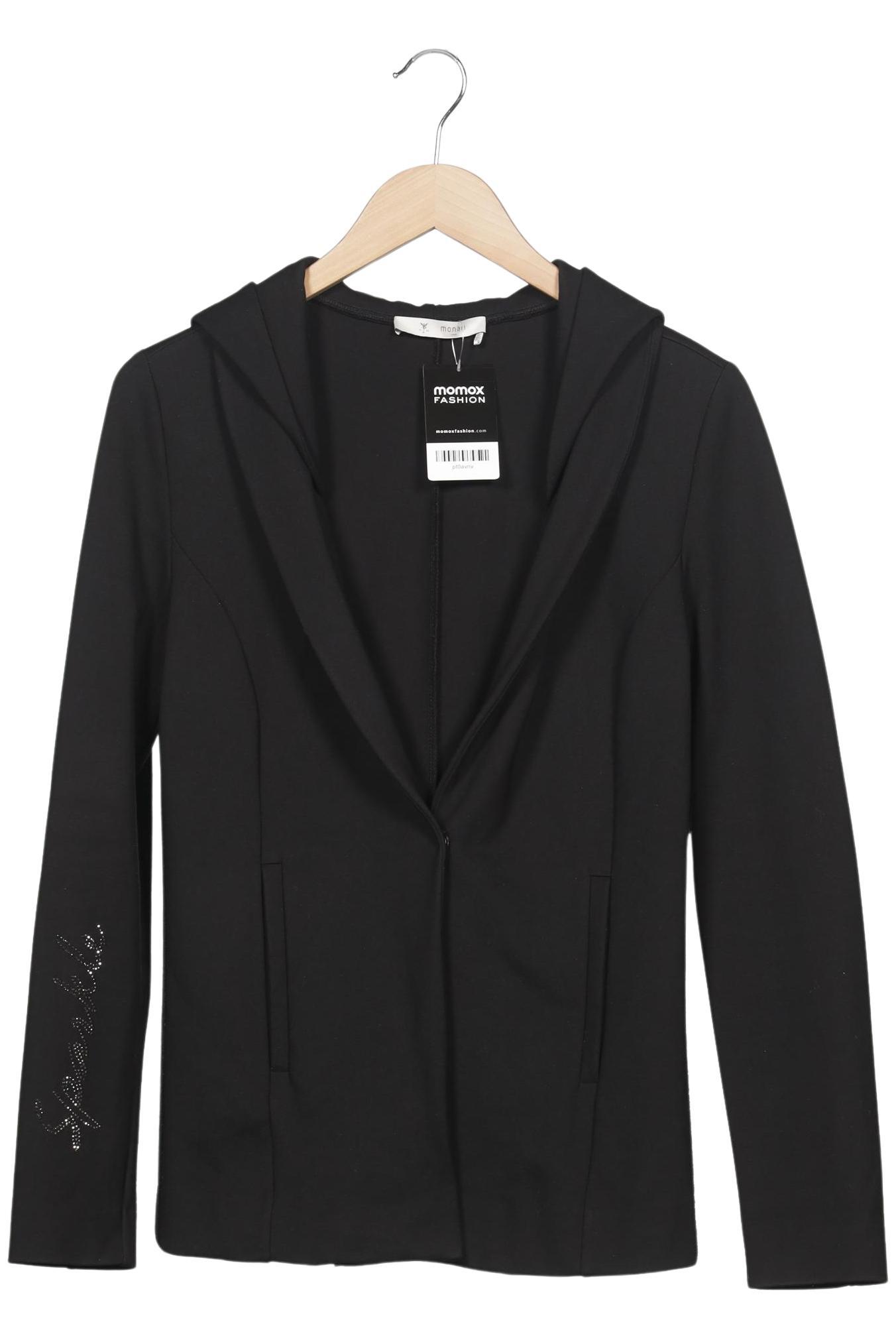 

monari Damen Kapuzenpullover, schwarz, Gr. 36