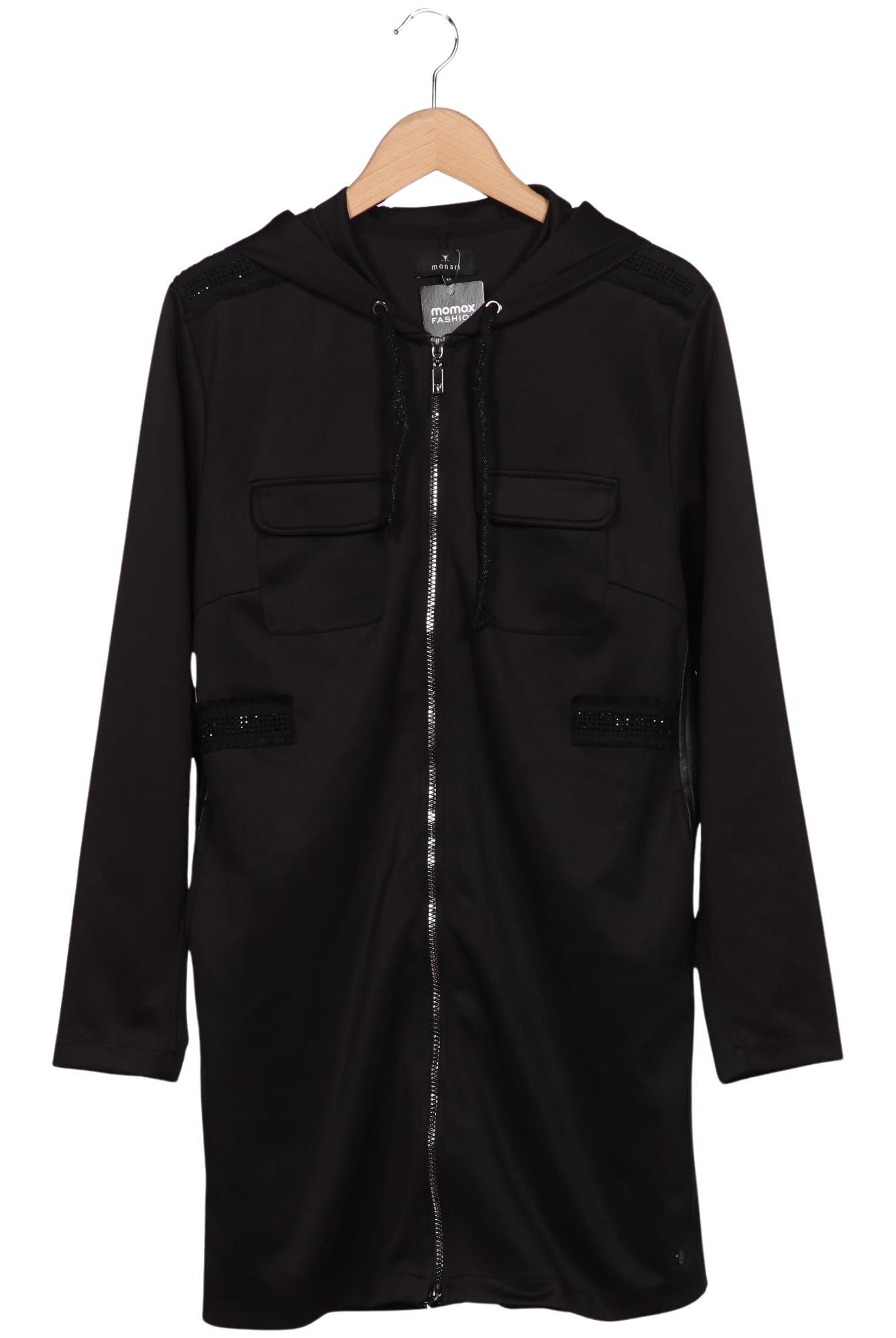 

monari Damen Kapuzenpullover, schwarz, Gr. 42